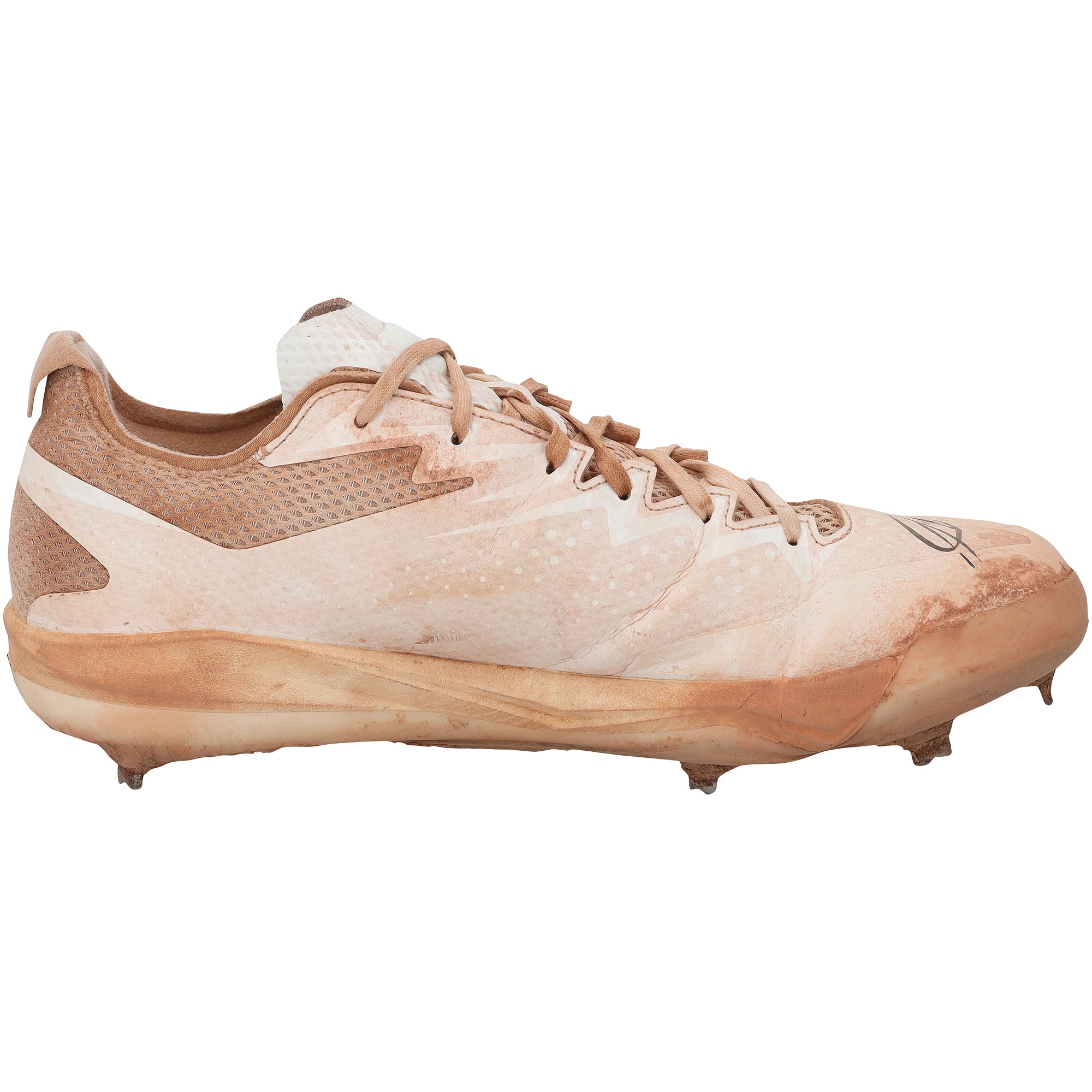 Jackson Holliday Baltimore Orioles Autographed Game-Used White adidas Cleats vs. Toronto Blue Jays on July 29, 2025 - Game Two of Doubleheader