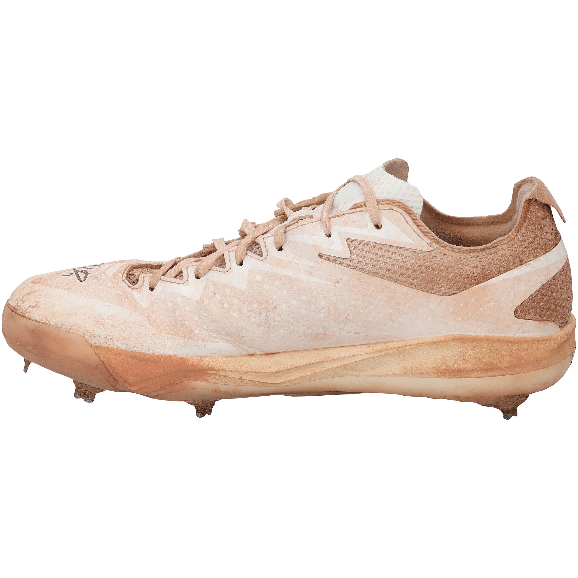 Jackson Holliday Baltimore Orioles Autographed Game-Used White adidas Cleats vs. Toronto Blue Jays on July 29, 2025 - Game Two of Doubleheader
