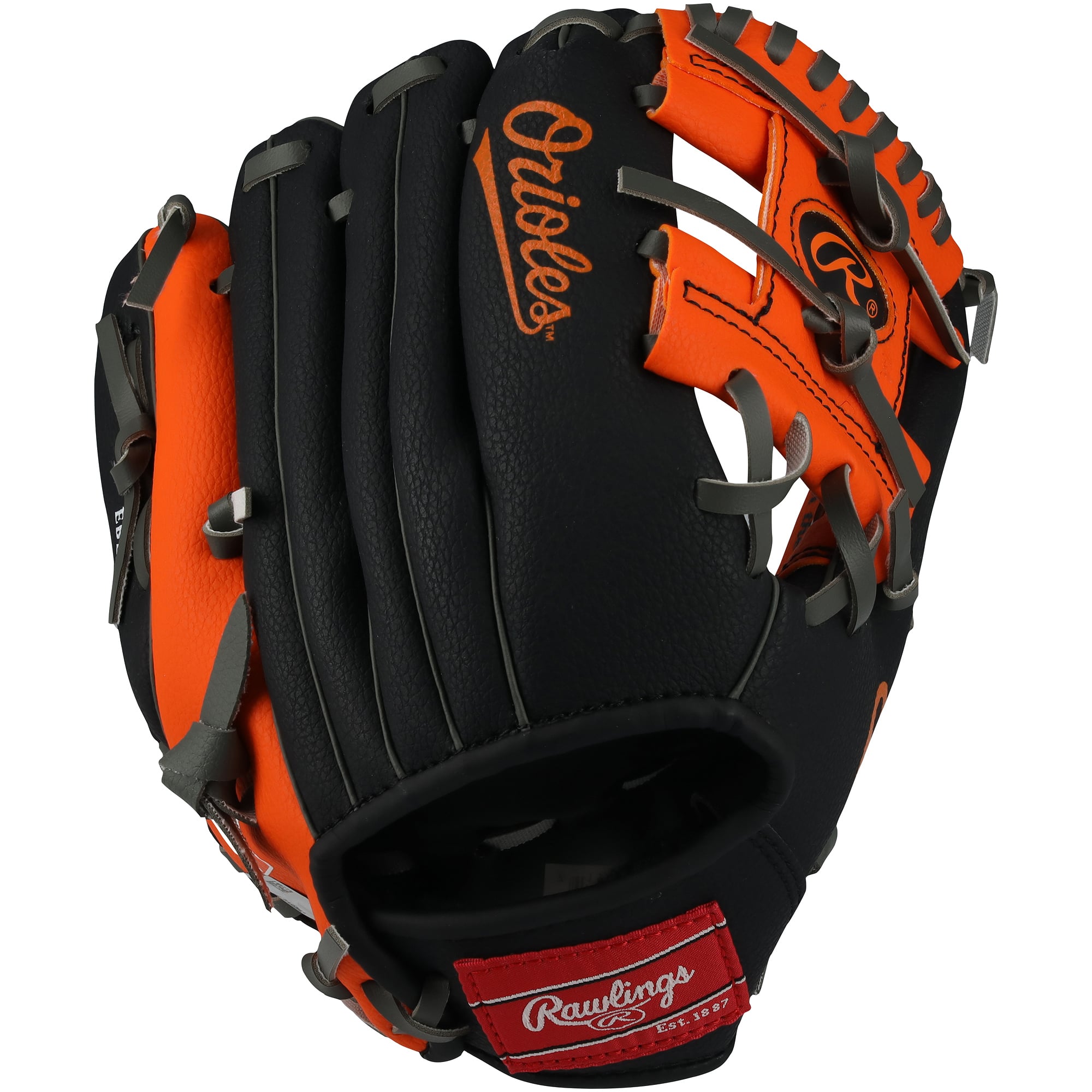 Jackson Holliday Baltimore Orioles Autographed Rawlings 10" Collectible Team Logo Glove