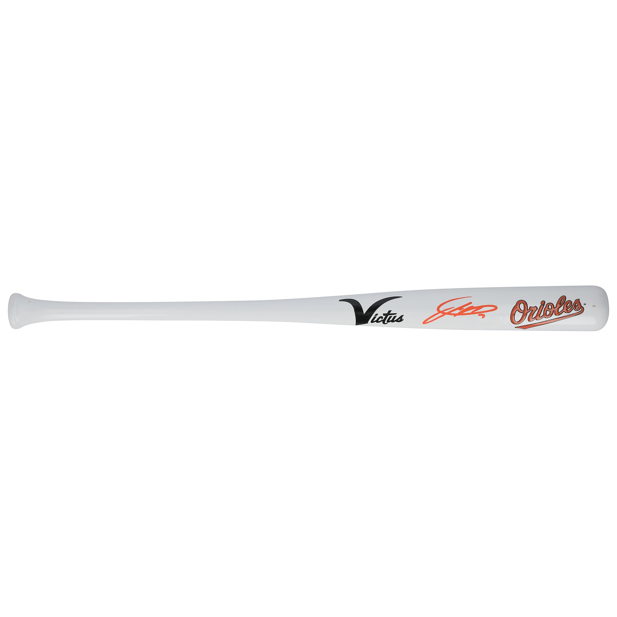 Jackson Holliday Baltimore Orioles Autographed Victus Team ID Mini Bat