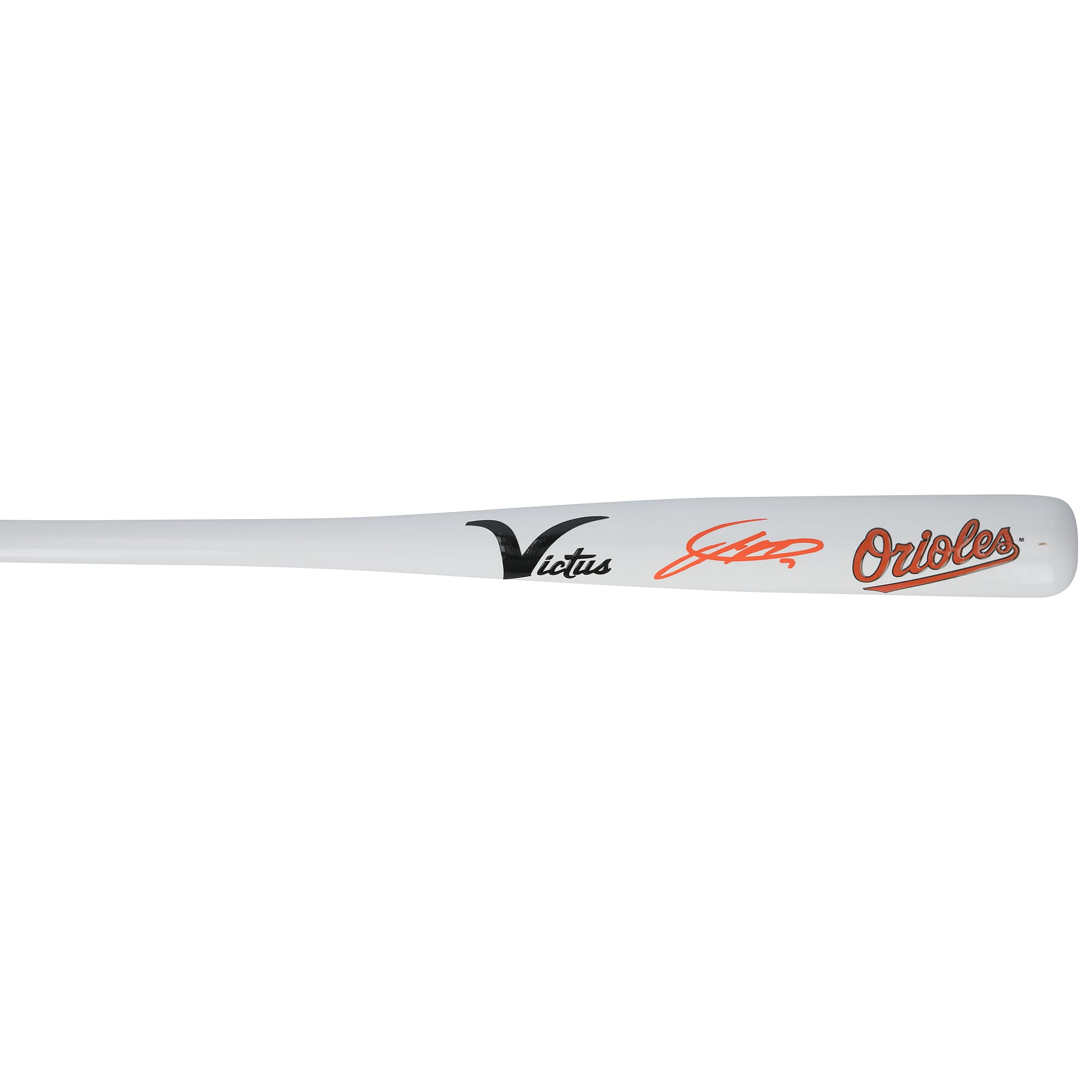 Jackson Holliday Baltimore Orioles Autographed Victus Team ID Mini Bat
