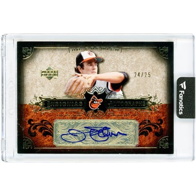 Jim Palmer Baltimore Orioles Autographed 2007 Upper Deck Premier Insignias Autographs #IN-PA #24/25 Card
