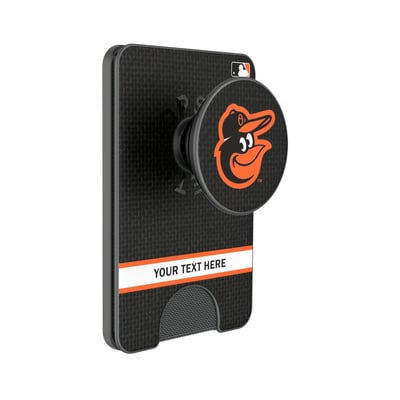 Baltimore Orioles Keyscaper Personalized Solid PopSockets Magnetic Wallet
