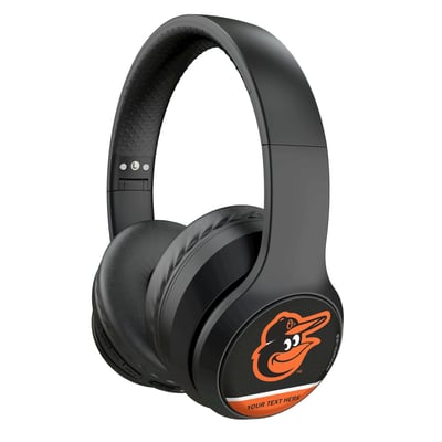Baltimore Orioles Keyscaper Personalized Solid Wireless Bluetooth Headphones With Case