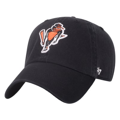  Baltimore Orioles '47 Cooperstown Collection Clean Up Adjustable Hat - Black
