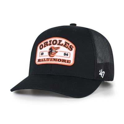  Baltimore Orioles '47 Roadway Trucker Snapback Hat - Black