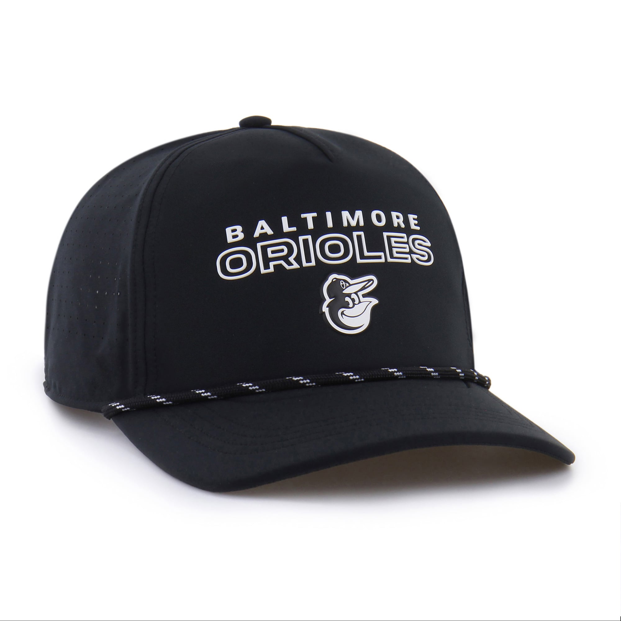 Men's '47 Black Baltimore Orioles Vault Hitch Adjustable Hat