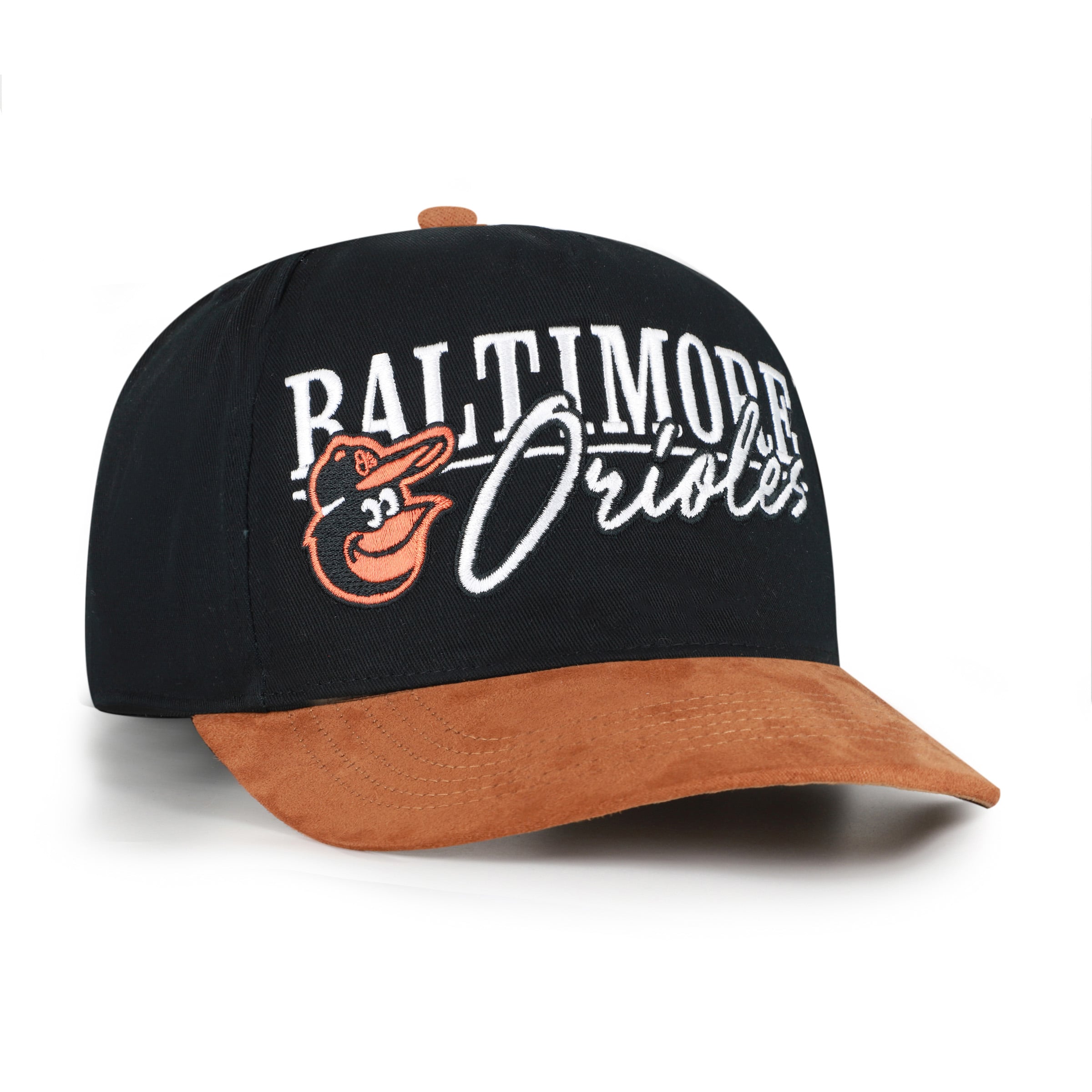 Casquette ajustable Baltimore Orioles « 47 » noire/marron clair