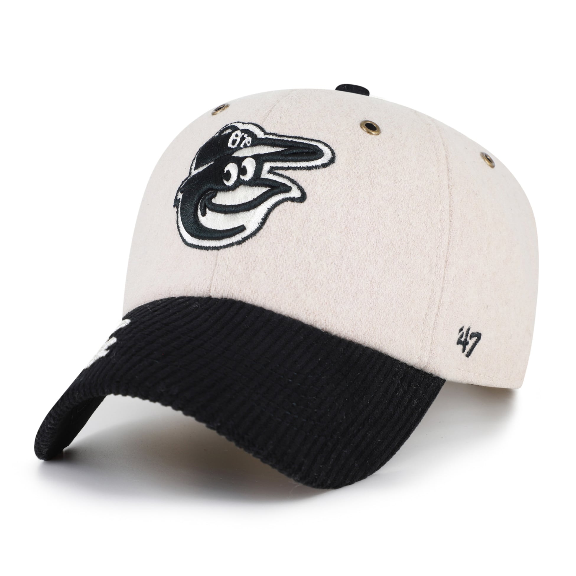 Casquette ajustable Baltimore Orioles '47 Naturel/Noir