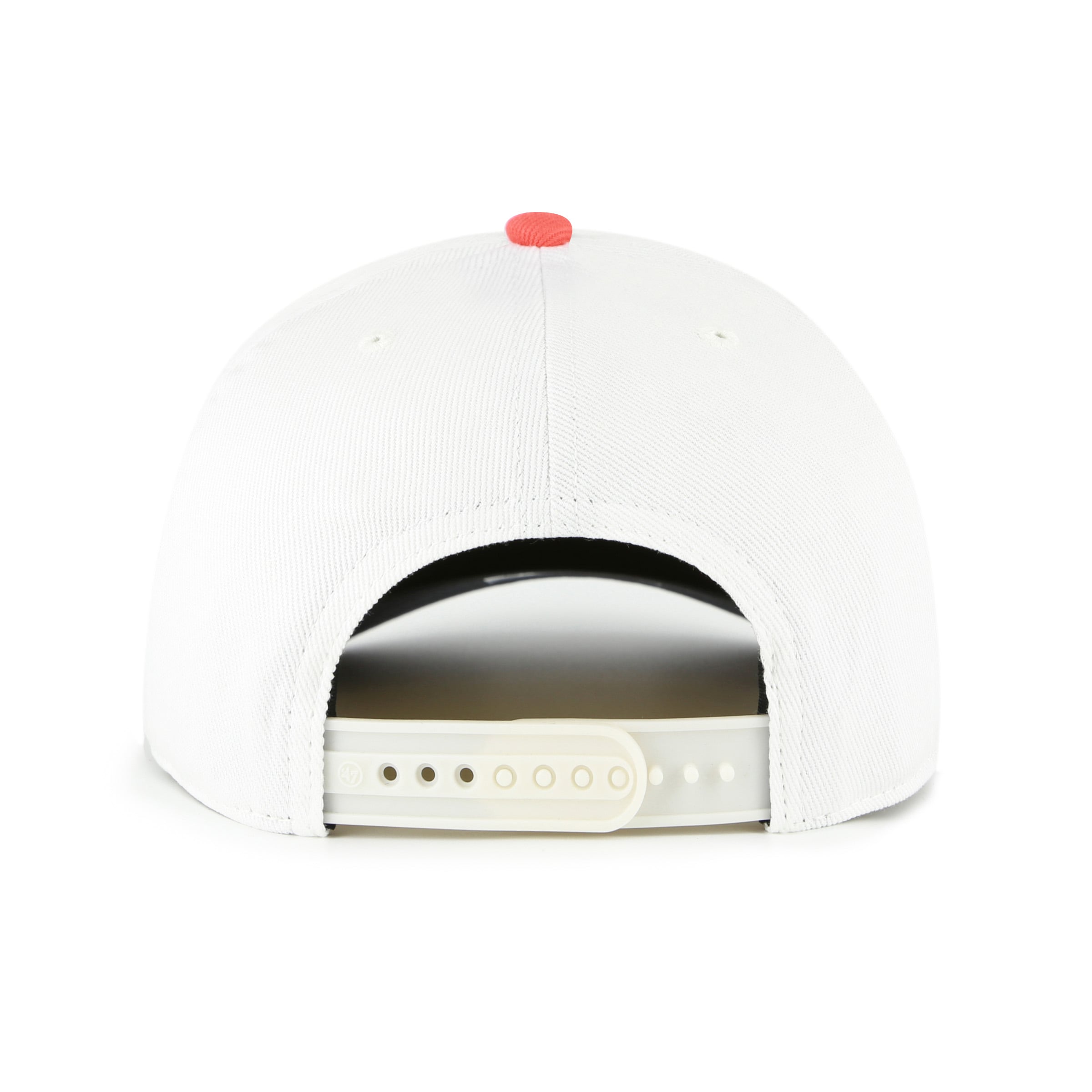 Casquette ajustable Baltimore Orioles '47 blanche et orange Enfield Hitch pour homme