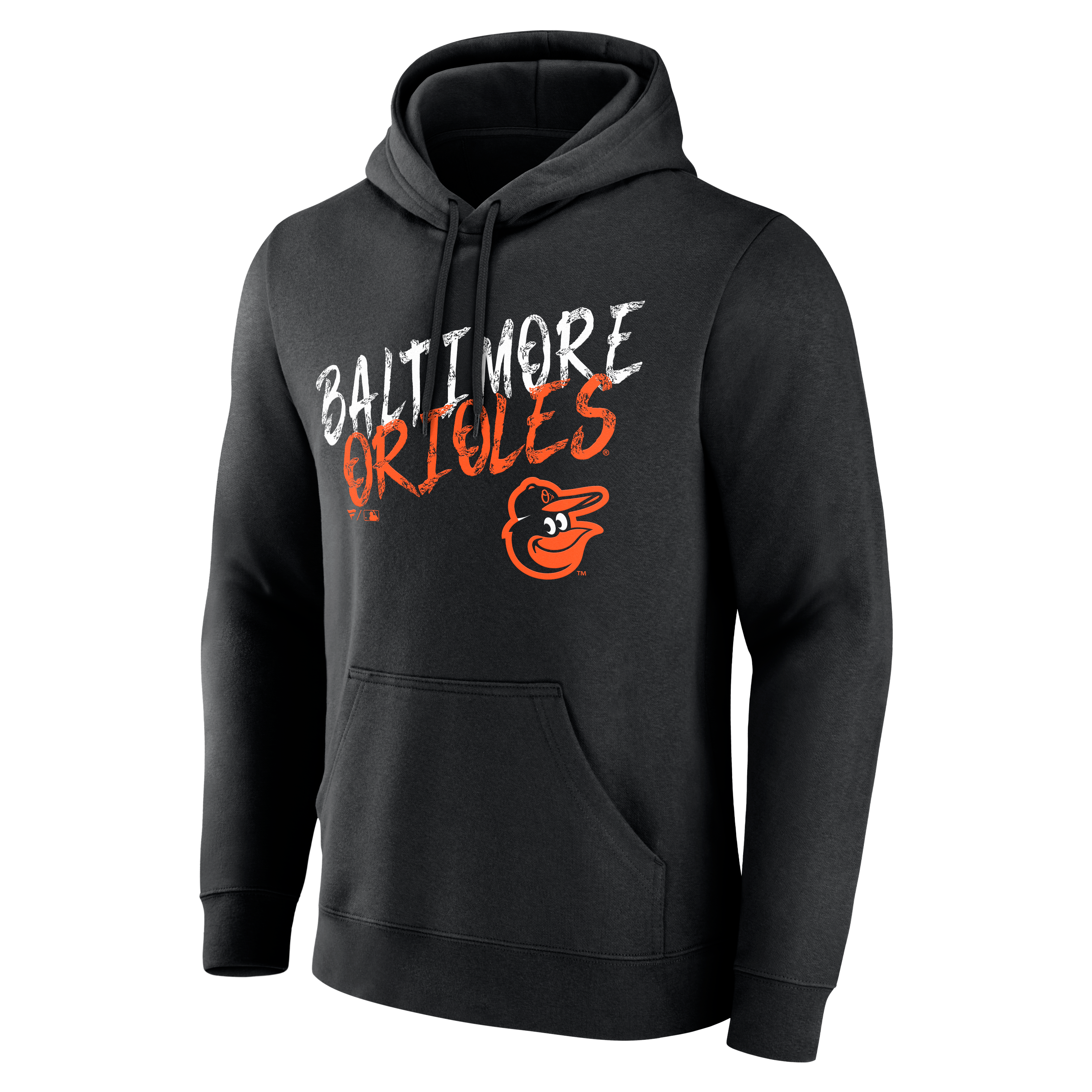 Men's Black Baltimore Orioles Hustle Personalized Name & Number Hoodie