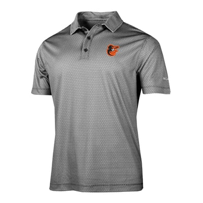 Baltimore Orioles Columbia Crosscurrent Polo - Black