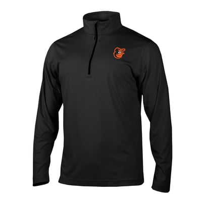 Baltimore Orioles Columbia Fairway Break Quarter-Zip Pullover - Black