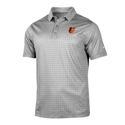 Baltimore Orioles Columbia Dusk Diamond Polo - Gray