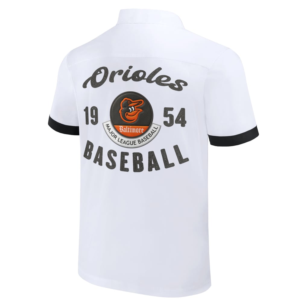 Baltimore Orioles Darius Rucker Collection by Fanatics Bowling Button-Up Shirt - White