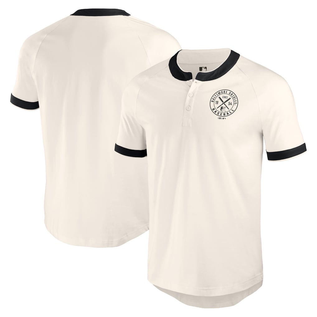 Baltimore Orioles Darius Rucker Collection by Fanatics Henley Raglan T-Shirt - White