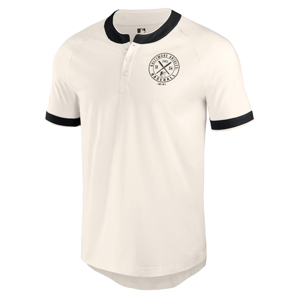 Baltimore Orioles Darius Rucker Collection by Fanatics Henley Raglan T-Shirt - White
