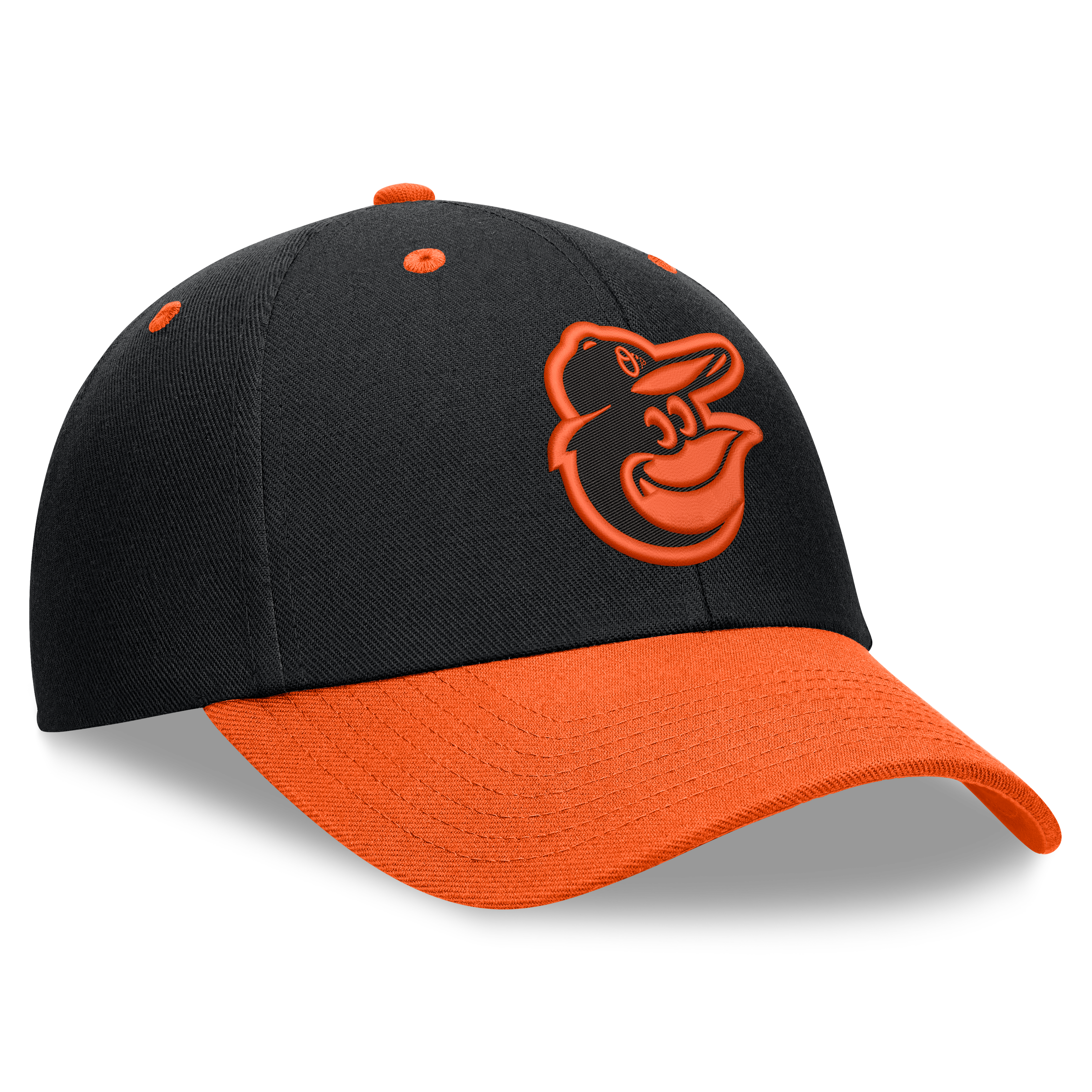 Casquette ajustable Fanatics noire pour homme, modèle Leadoff des Orioles de Baltimore