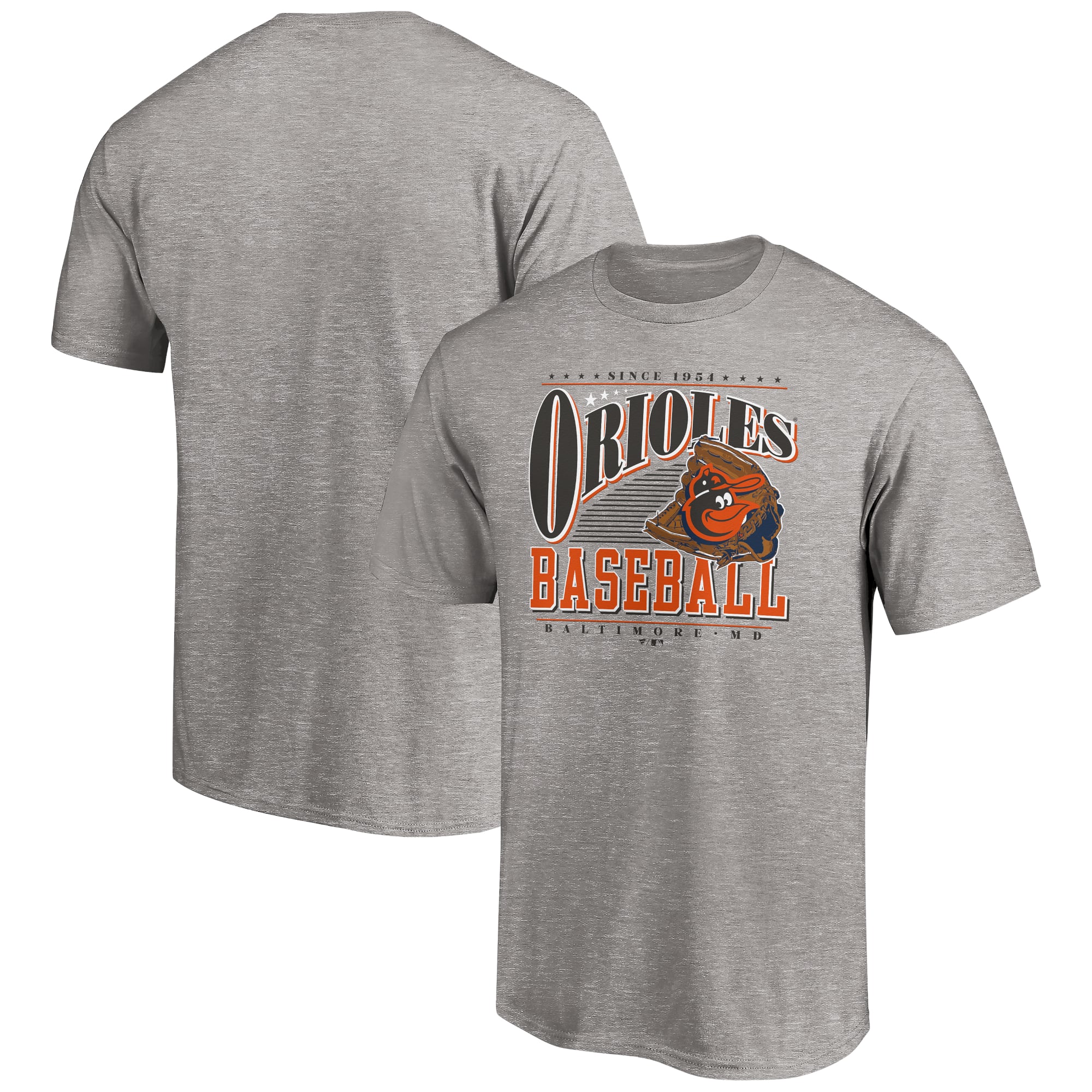 Men's Heather Gray Baltimore Orioles Cooperstown Collection