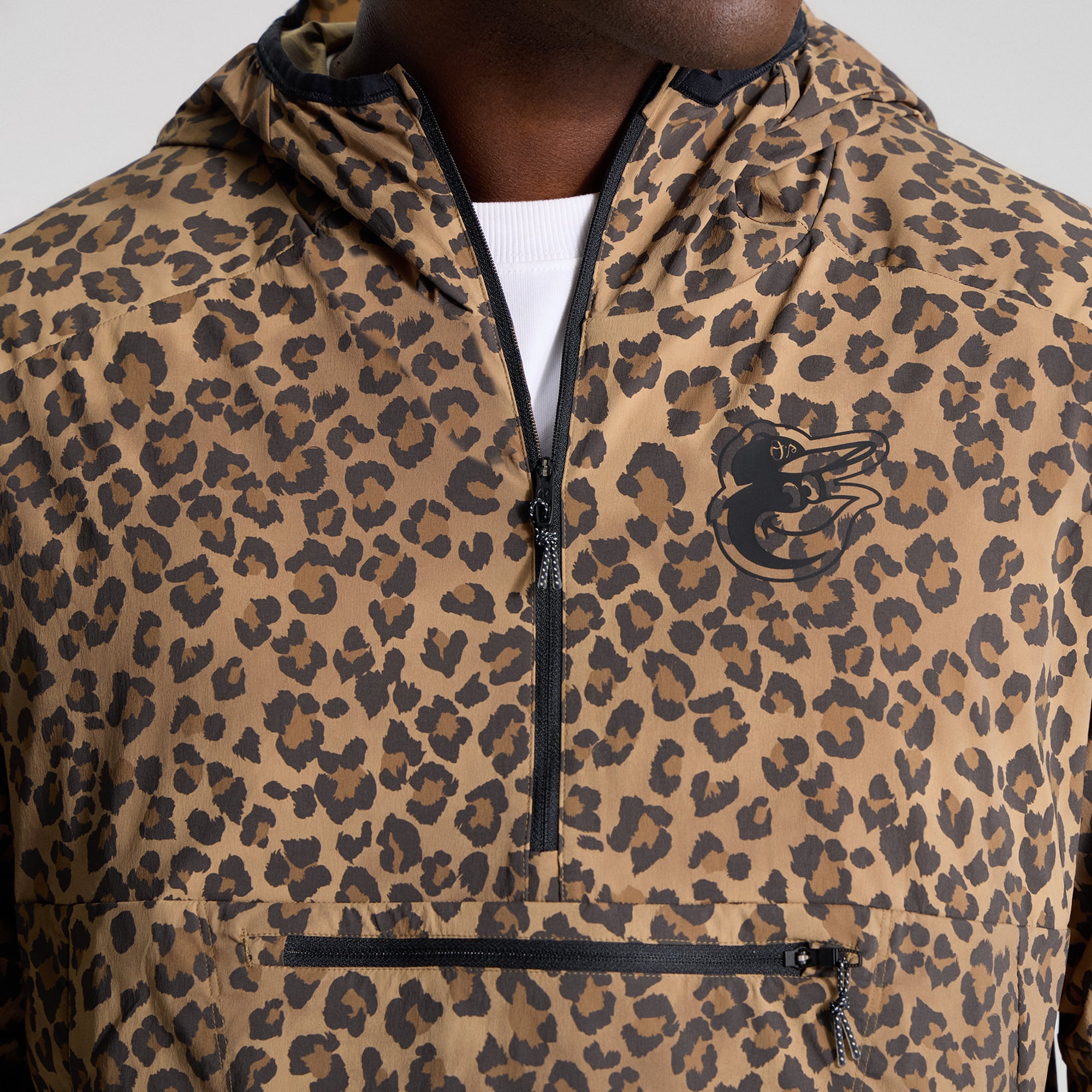 Men's lululemon Baltimore Orioles Multi-Pocket Running Anorak *Leopard
