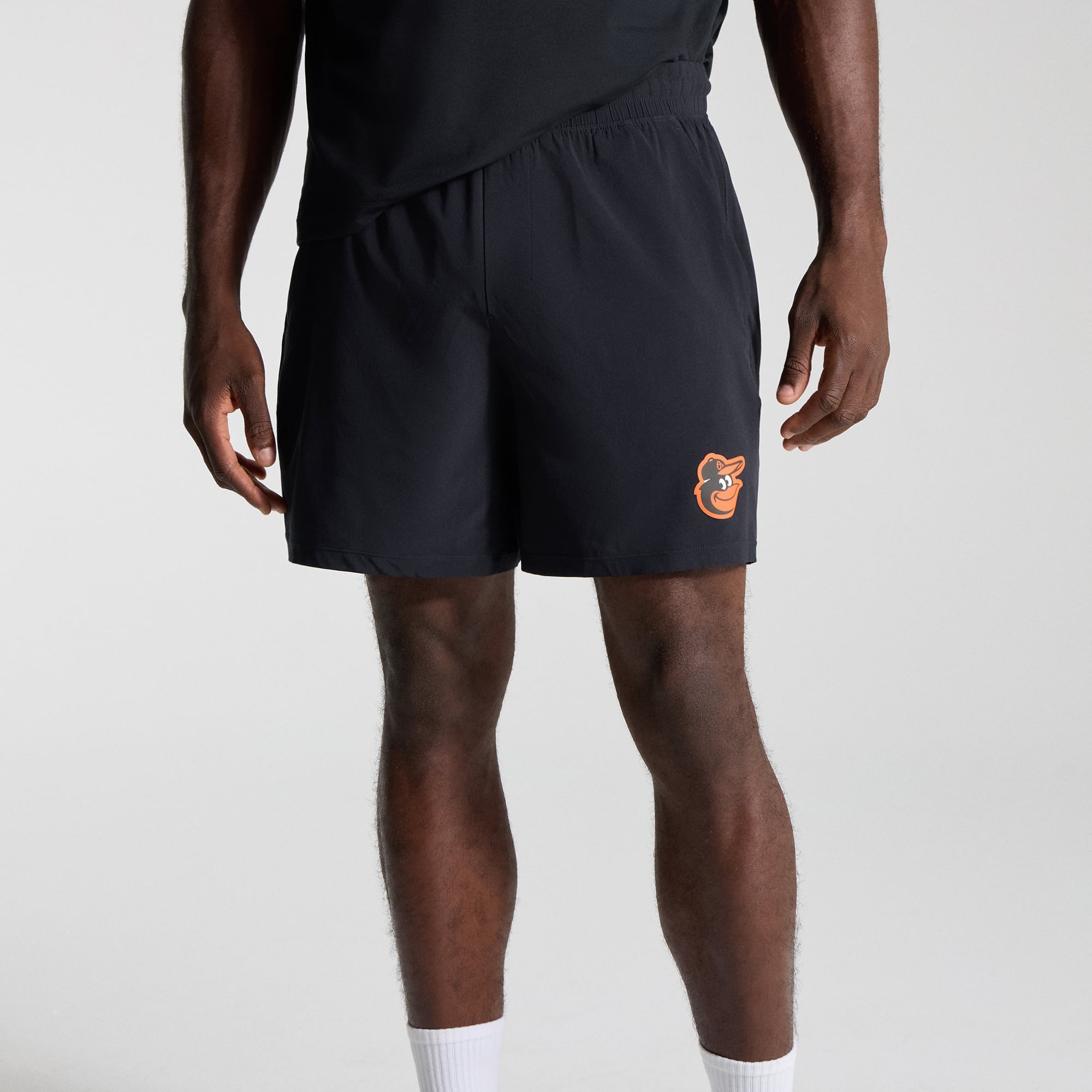 Short sans doublure Pace Breaker noir Baltimore Orioles pour homme de 7 pouces la marque lululemon