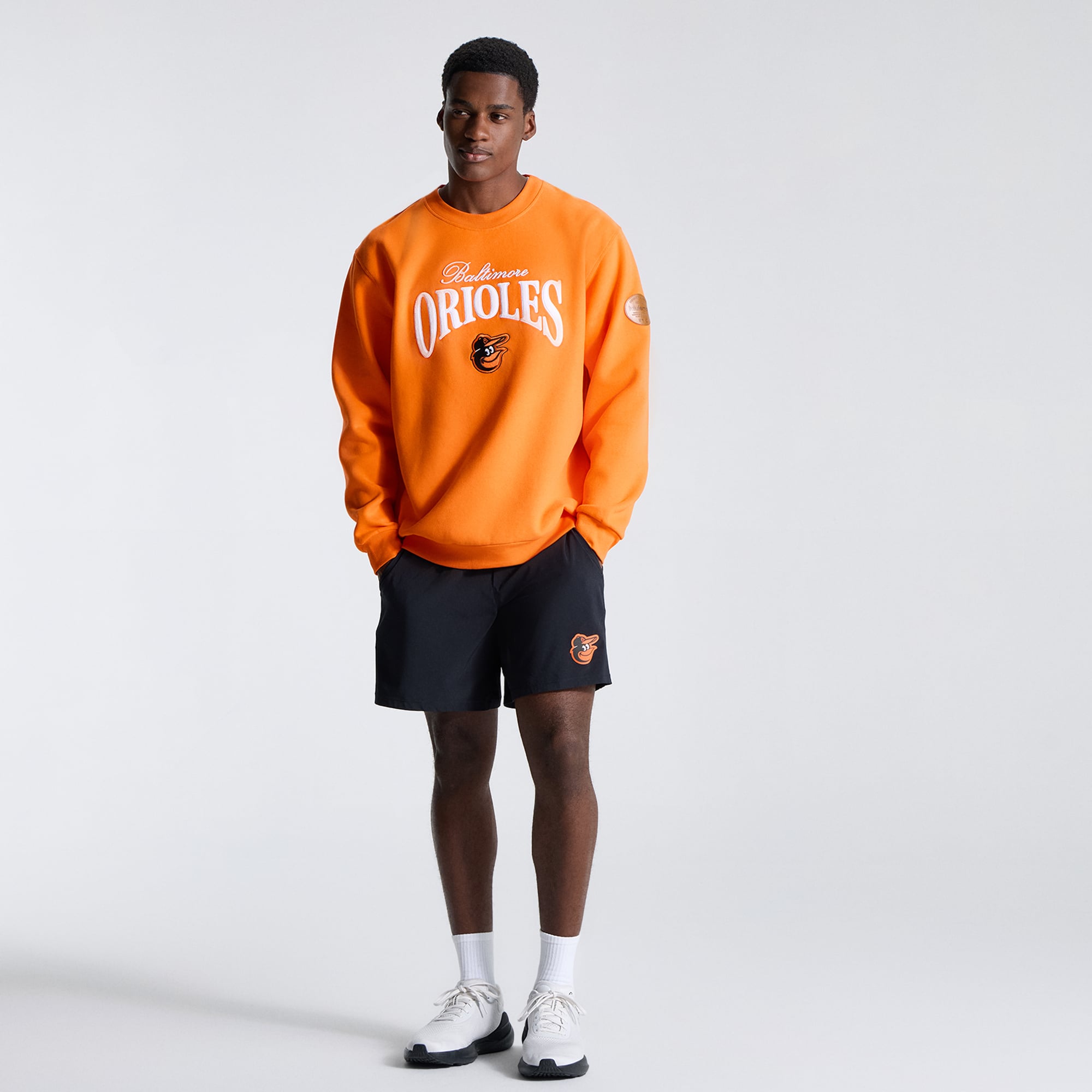 Men's lululemon Total Orange Baltimore Orioles Steady State Sweatshirt
