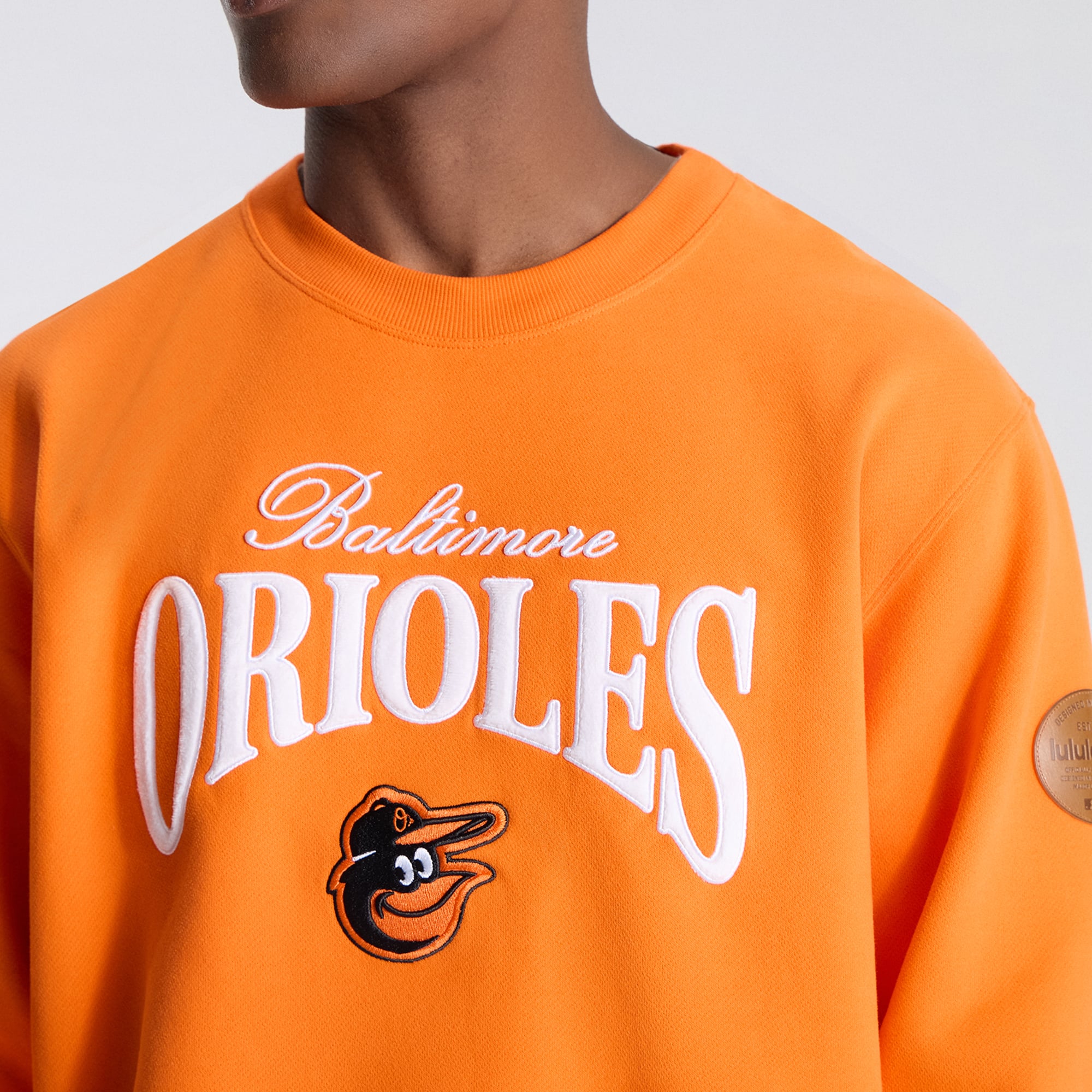Men's lululemon Total Orange Baltimore Orioles Steady State Sweatshirt