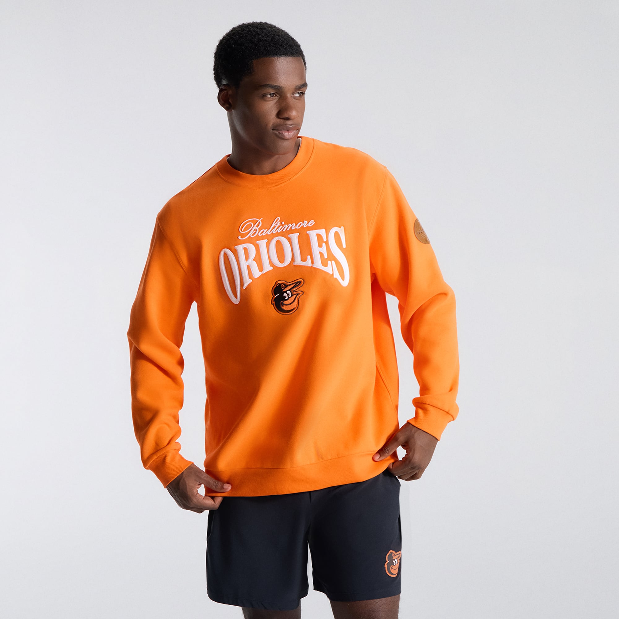 Men's lululemon Total Orange Baltimore Orioles Steady State Sweatshirt