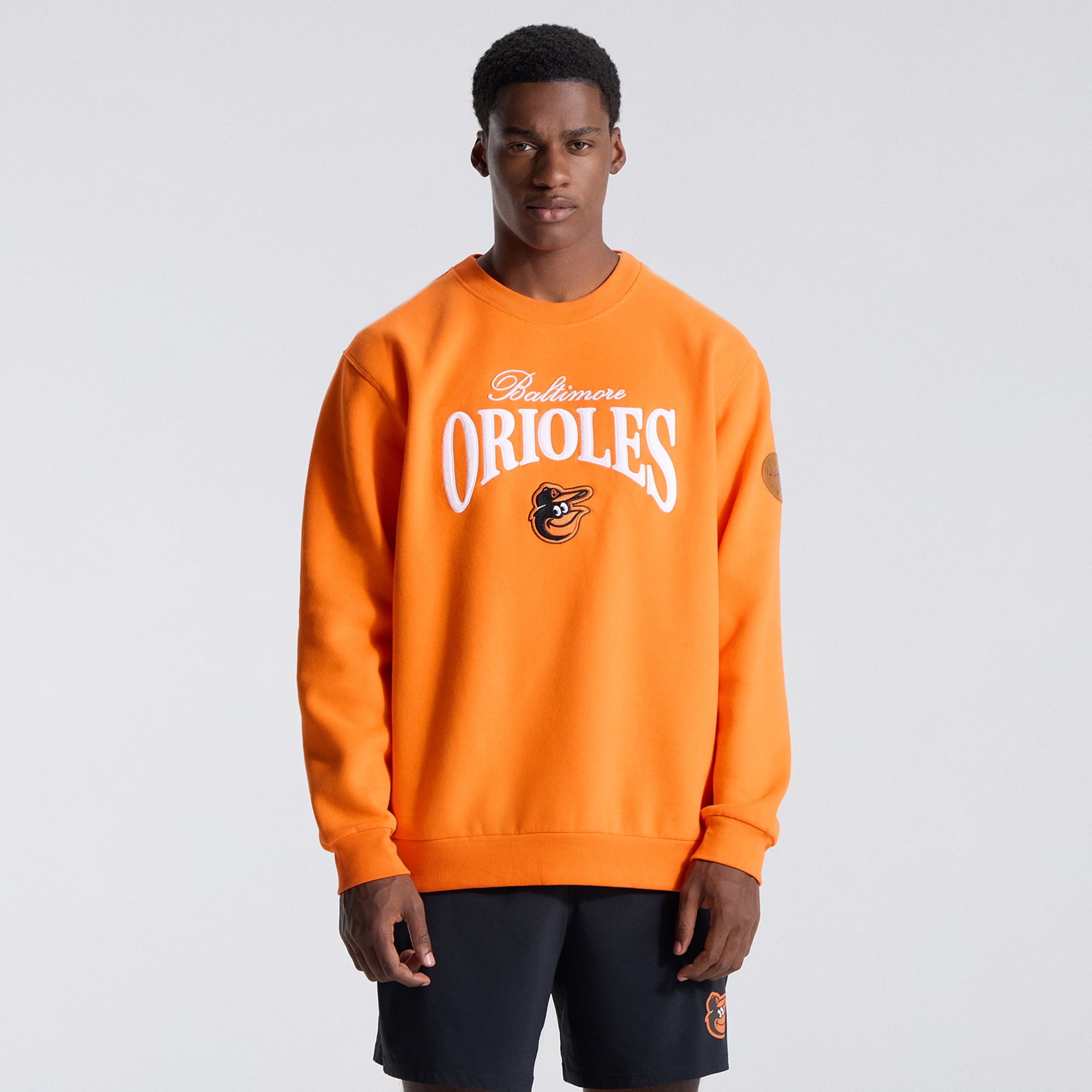 Men's lululemon Total Orange Baltimore Orioles Steady State Sweatshirt