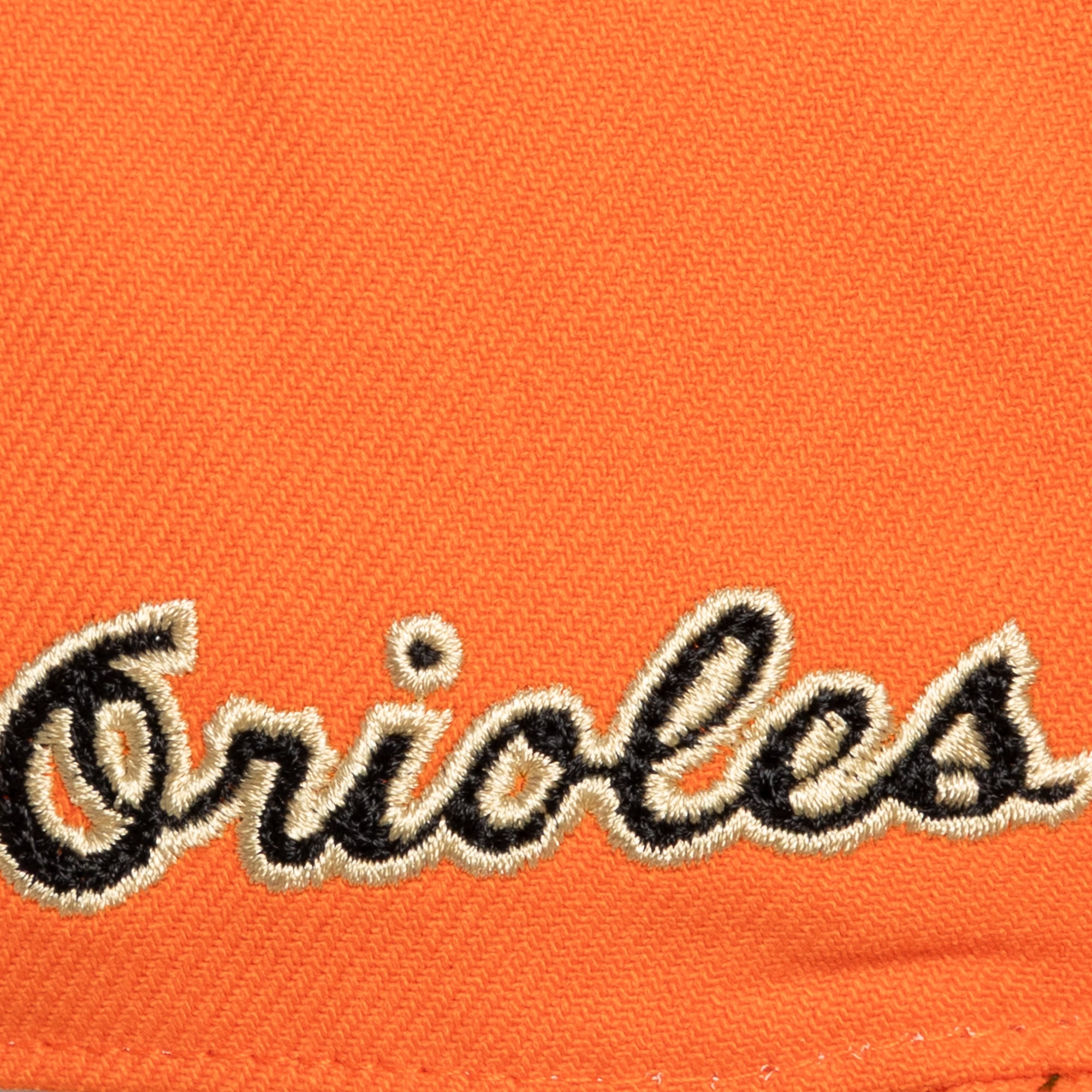 Men's Mitchell & Ness Orange Baltimore Orioles Secondary Pop Pro Snapback Hat