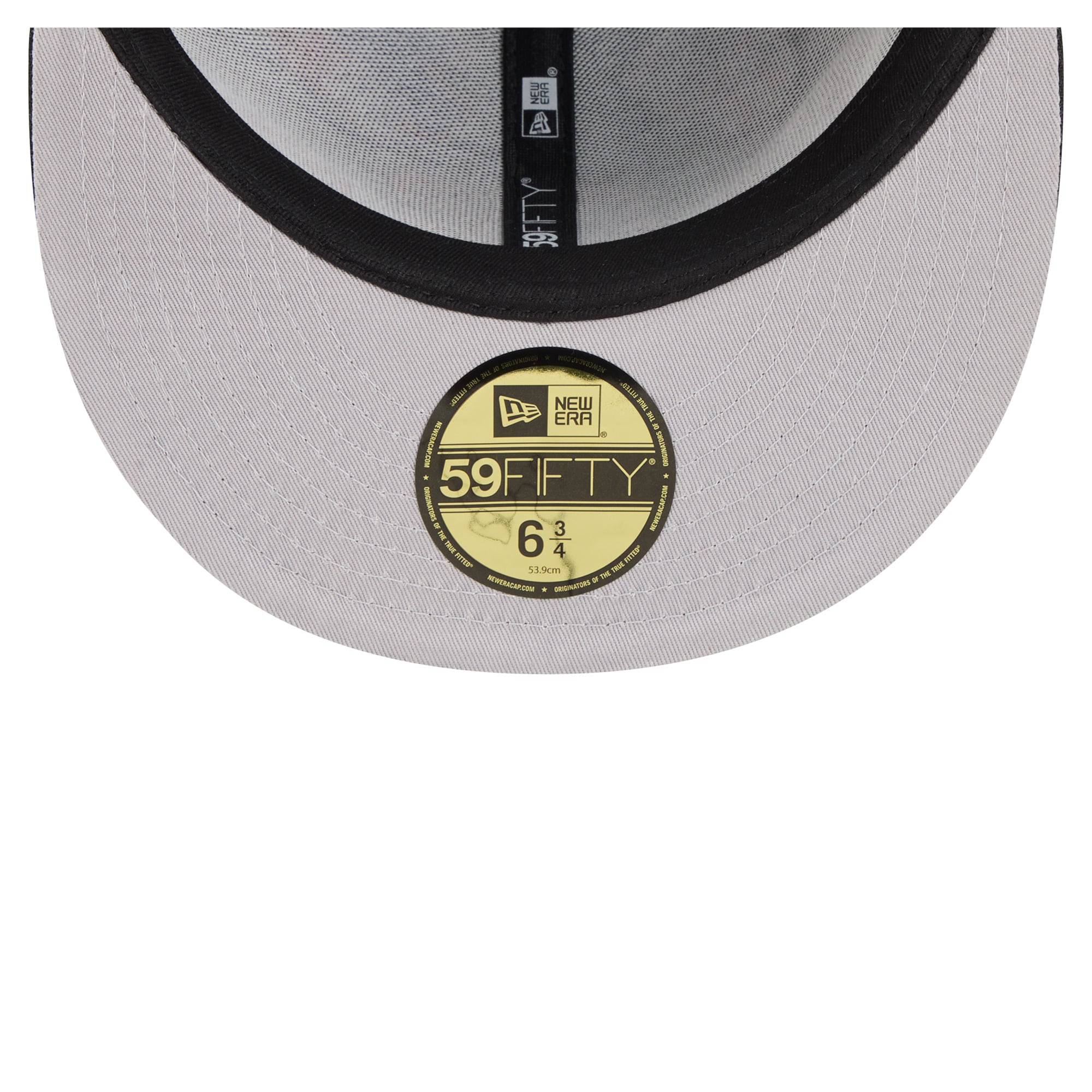 Casquette ajustée New Era 59FIFTY noire pour homme, motif Baltimore Orioles.