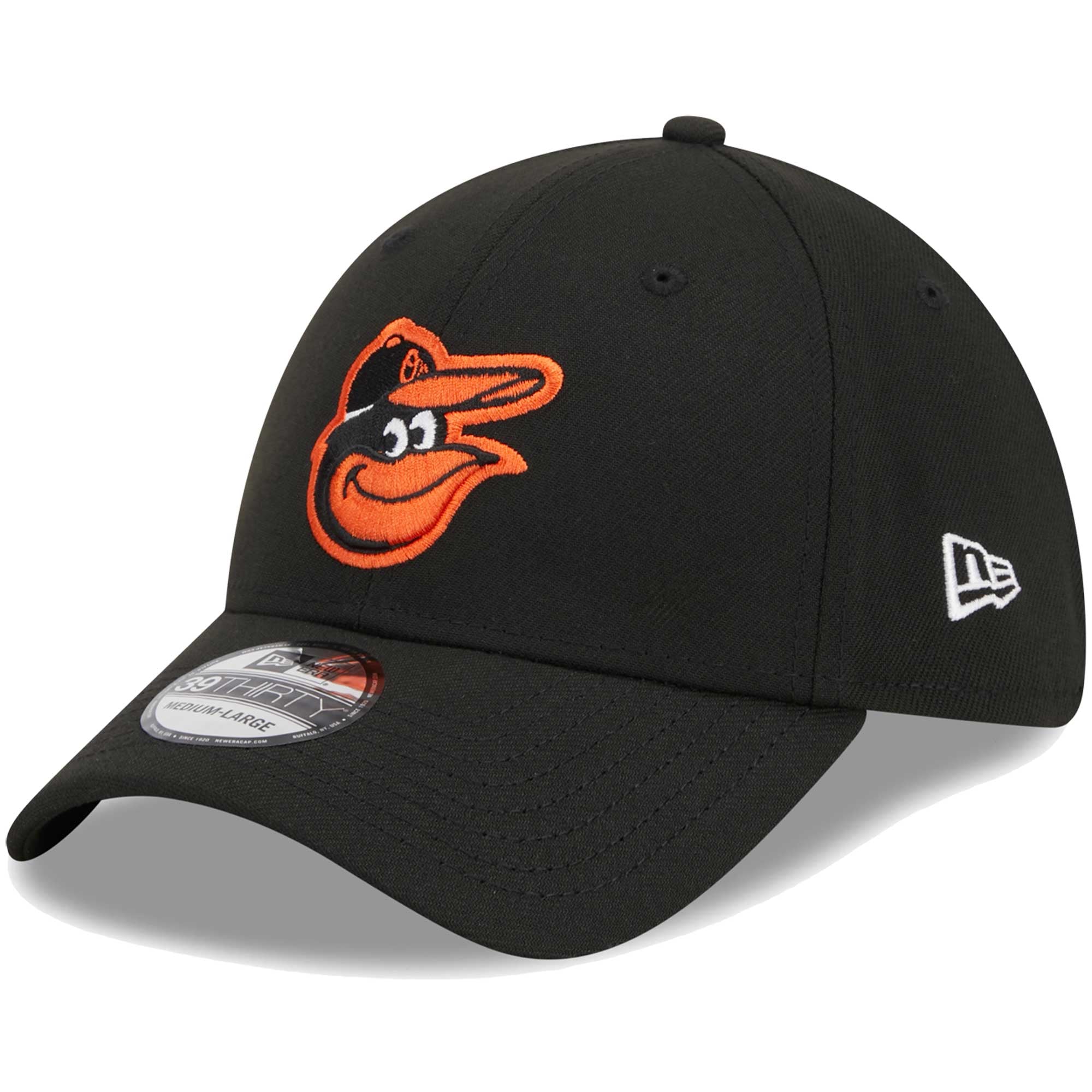 Casquette Flex 39THIRTY noire avec logo Baltimore Orioles New Era pour homme