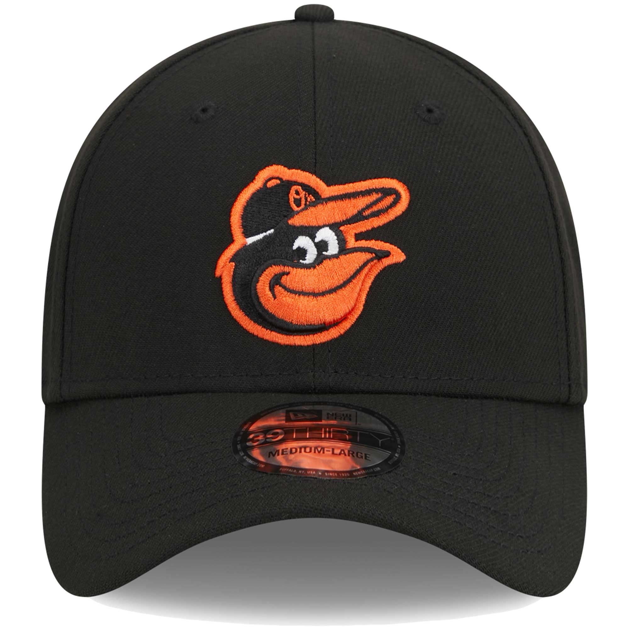 Casquette Flex 39THIRTY noire avec logo Baltimore Orioles New Era pour homme