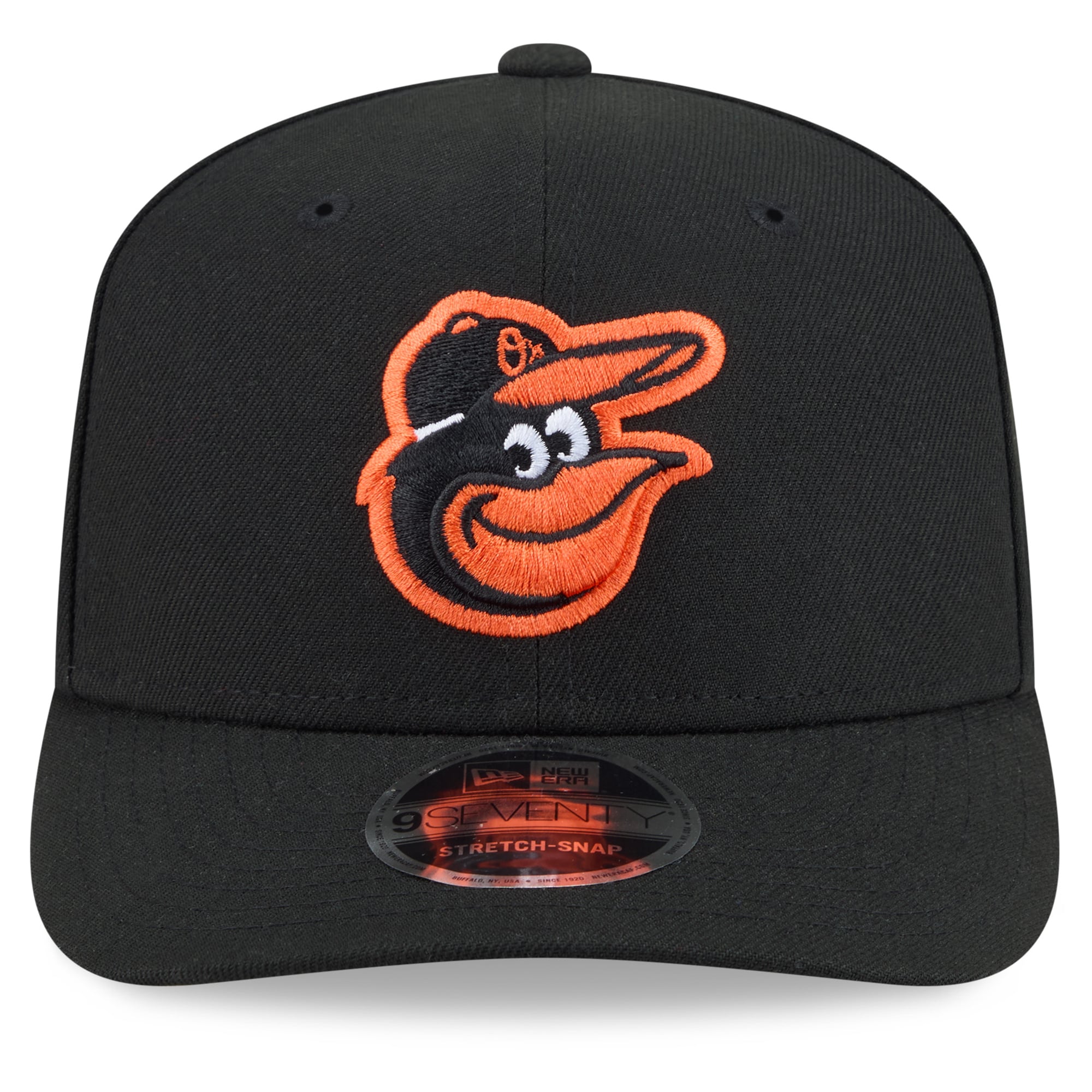 Casquette ajustable New Era noire Baltimore Orioles Performance 9SEVENTY pour homme