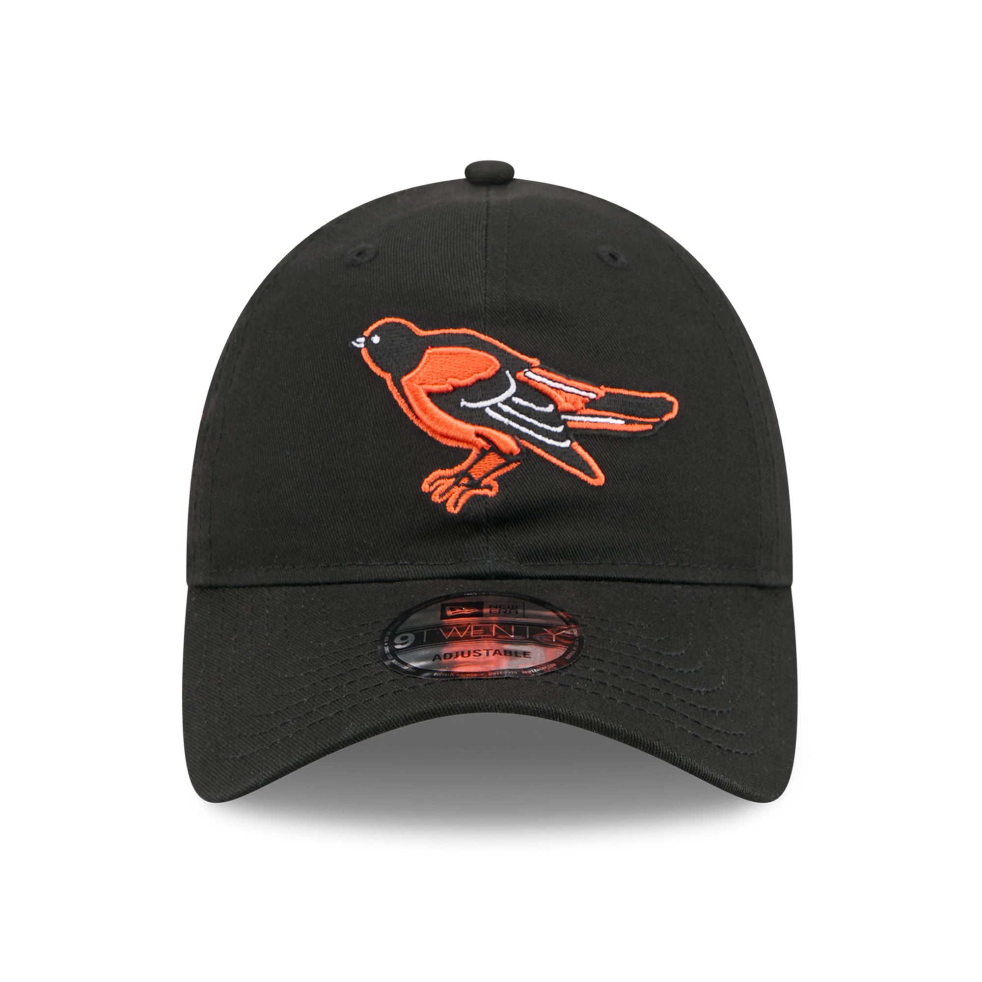 Casquette ajustable New Era noire Baltimore Orioles Seinfeld 9TWENTY pour homme