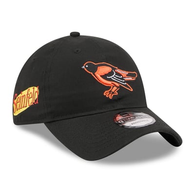 Baltimore Orioles New Era Seinfeld 9TWENTY Adjustable Hat - Black