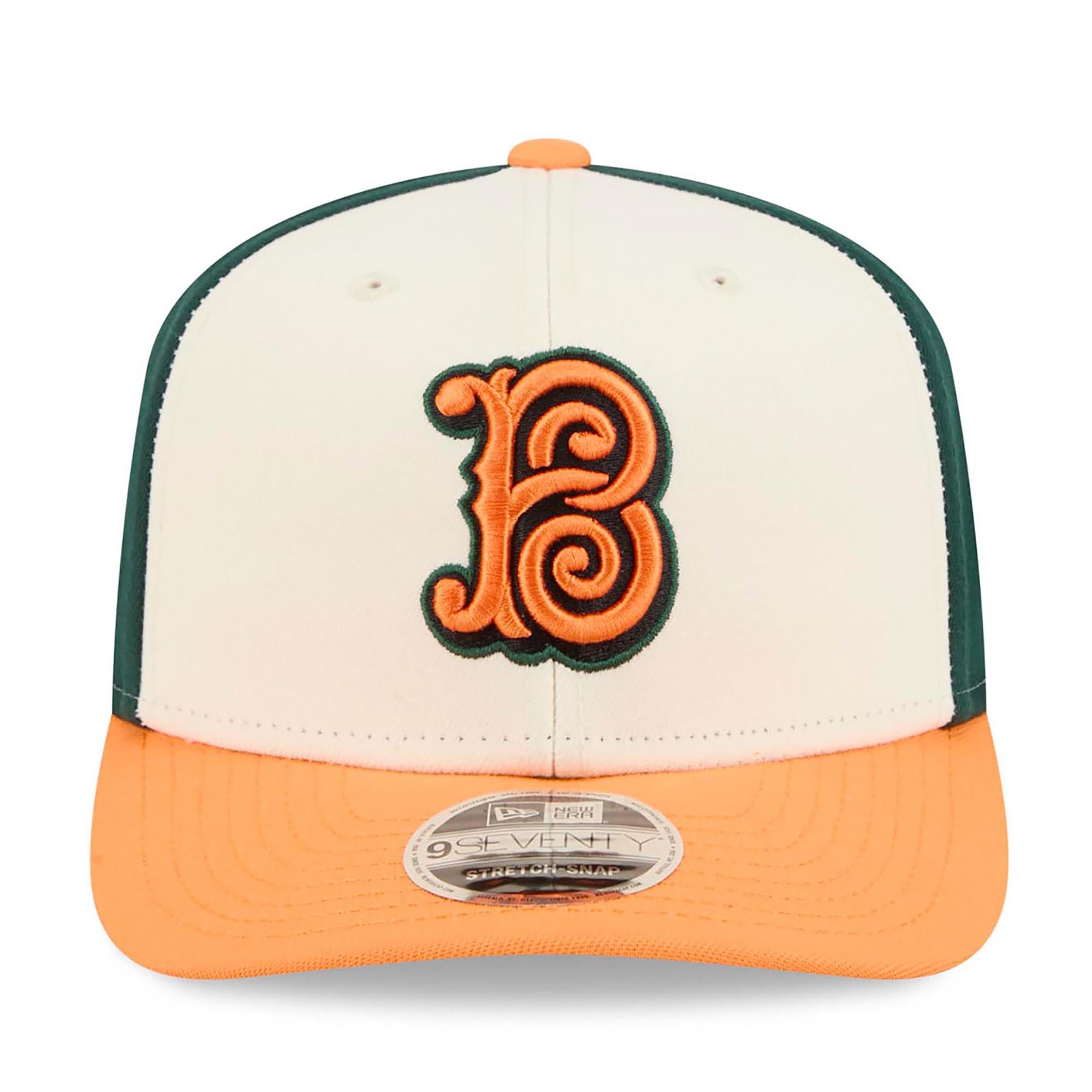 Casquette ajustable New Era City Connect 9SEVENTY crème/orange pour homme