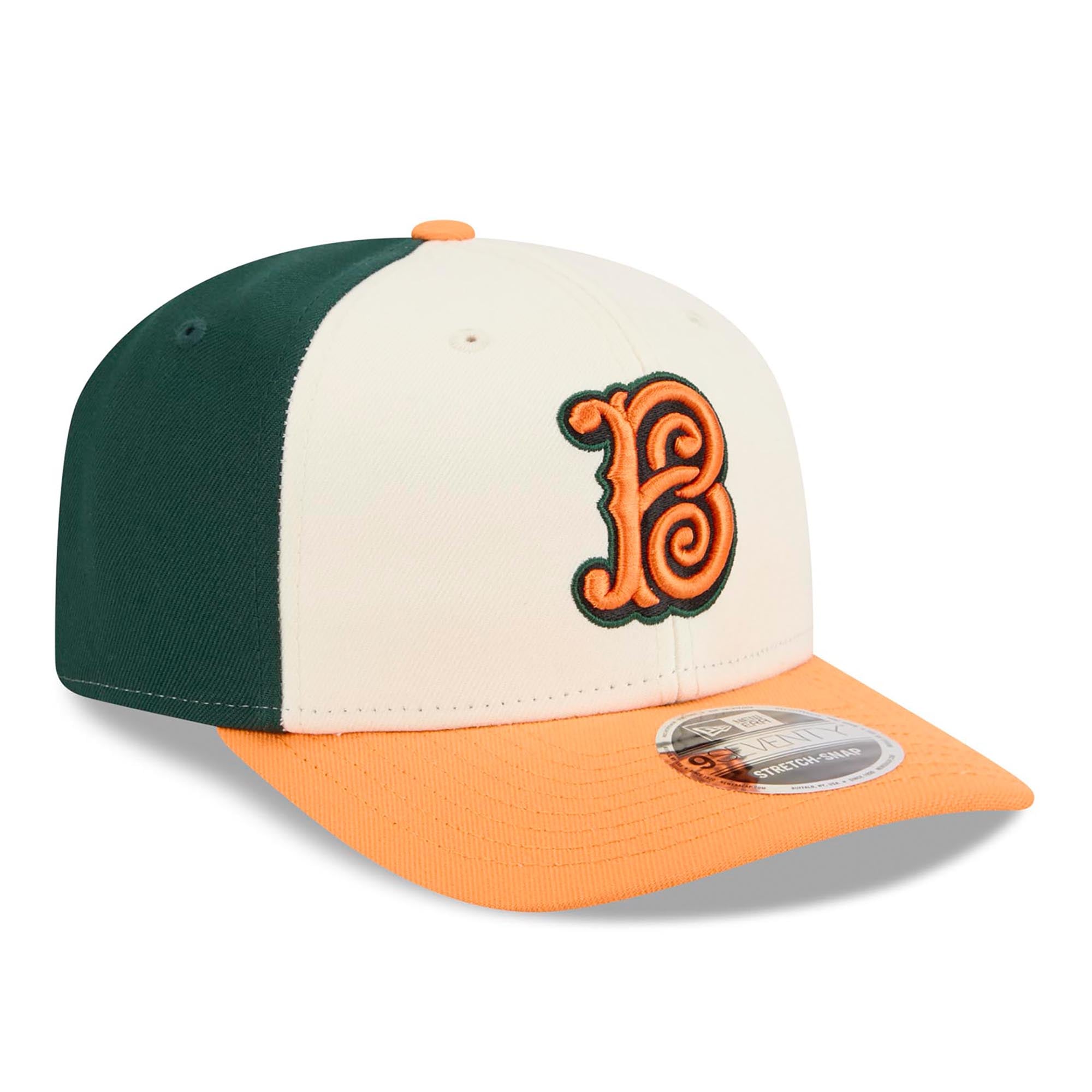 Casquette ajustable New Era City Connect 9SEVENTY crème/orange pour homme