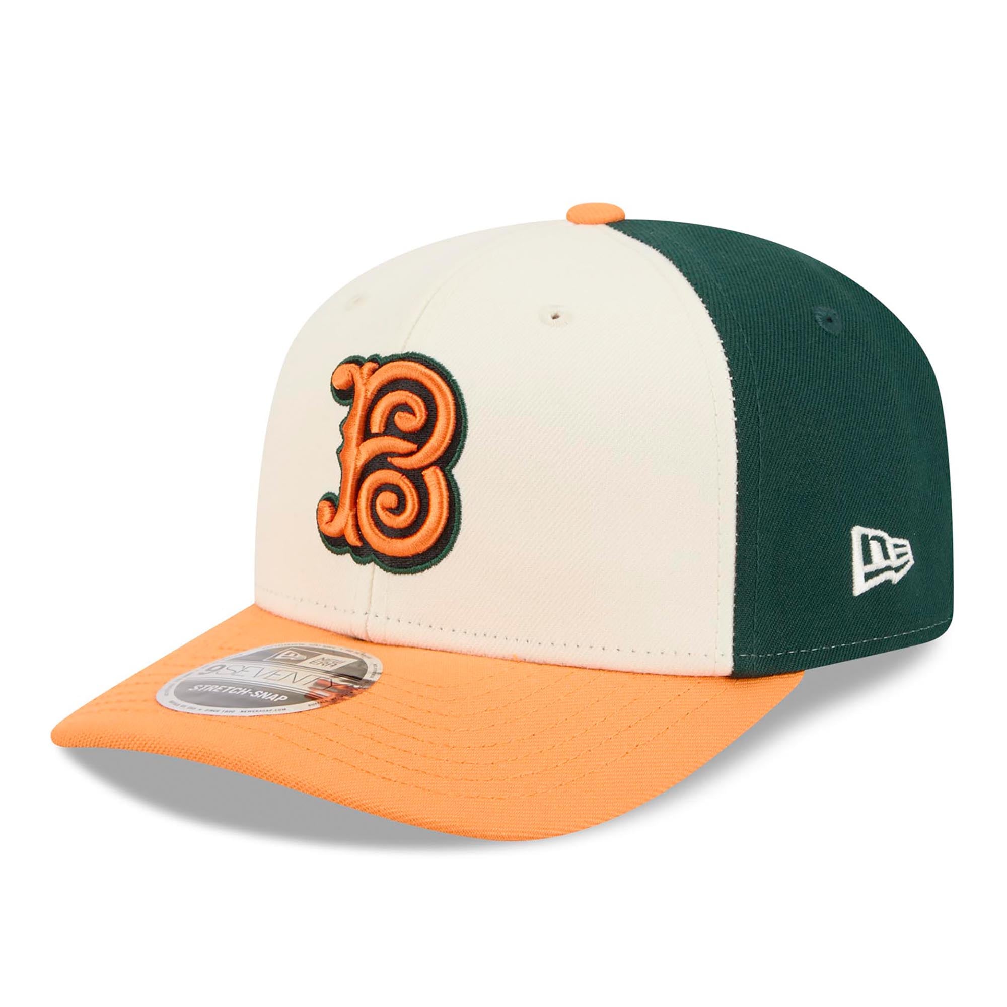 Casquette ajustable New Era City Connect 9SEVENTY crème/orange pour homme