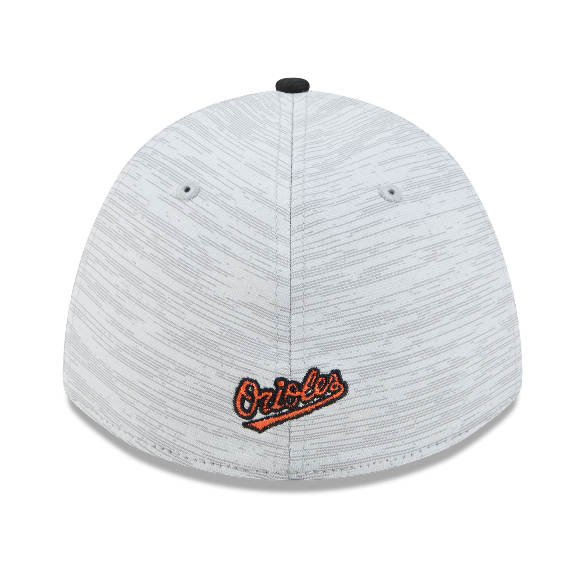 Casquette New Era Tech 39THIRTY Flex grise et noire pour homme