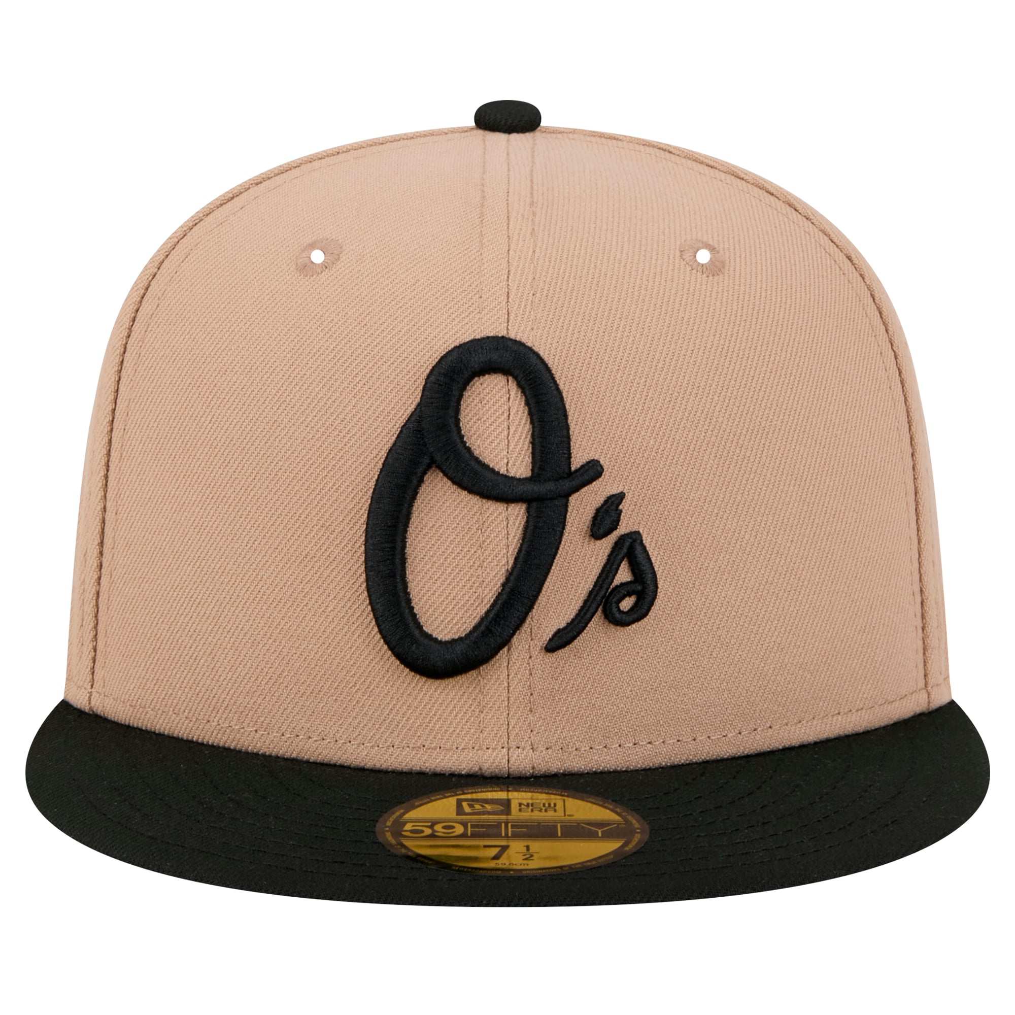 Casquette ajustée 59FIFTY Baltimore Orioles de New Era pour homme, kaki
