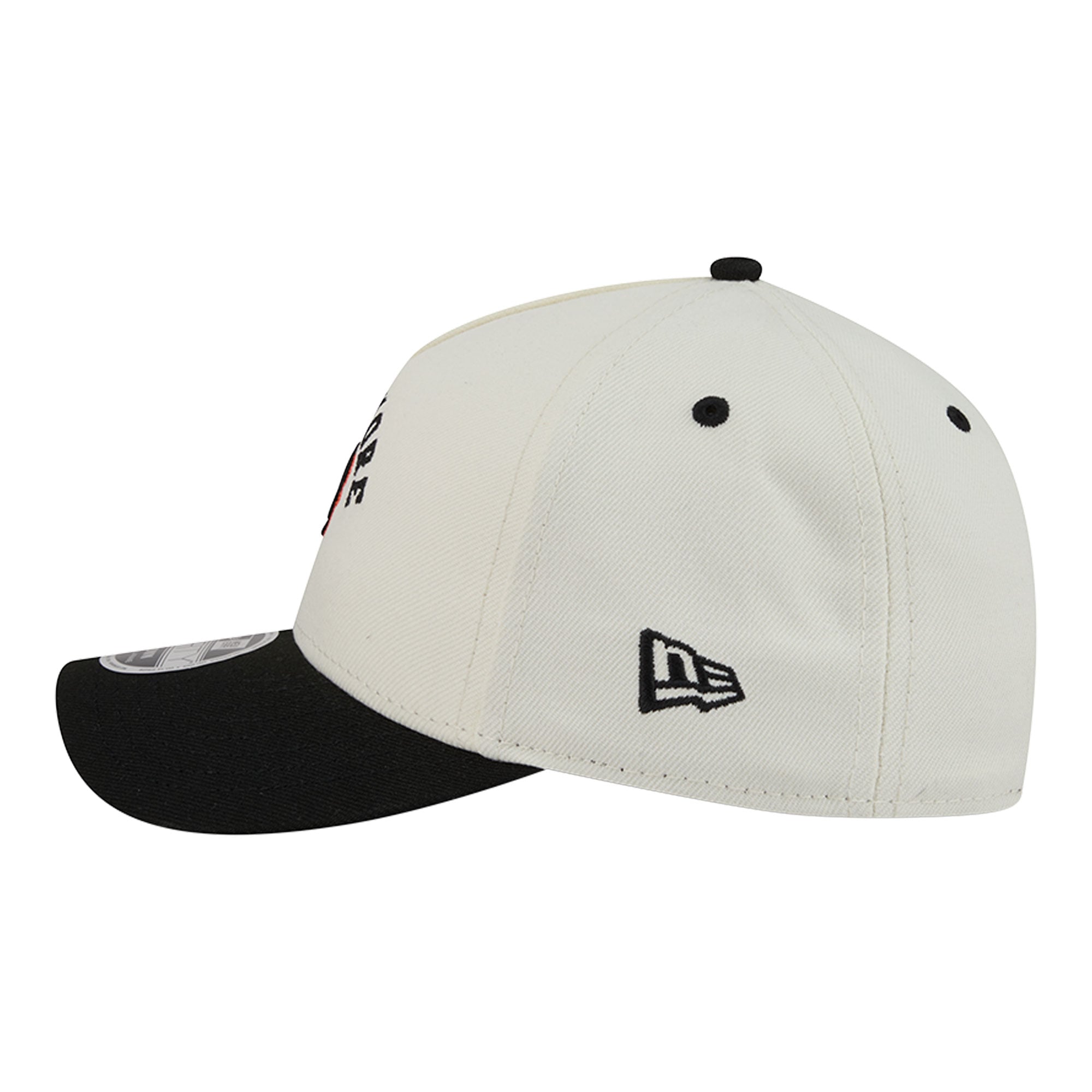 Men's New Era Natural/Black Baltimore Orioles Arch 9FORTY A-Frame M-Crown Adjustable Hat