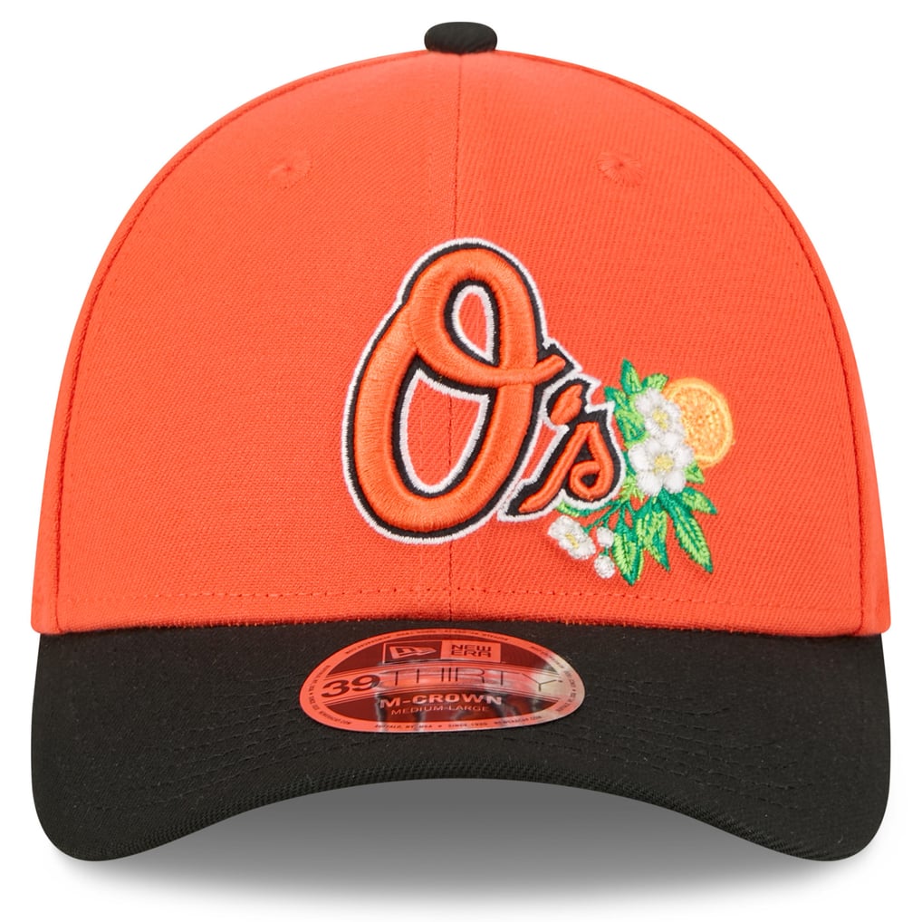Spring Day Hat Baltimore Orioles New Era 2026 Spring Training M-Crown 39THIRTY Flex ...