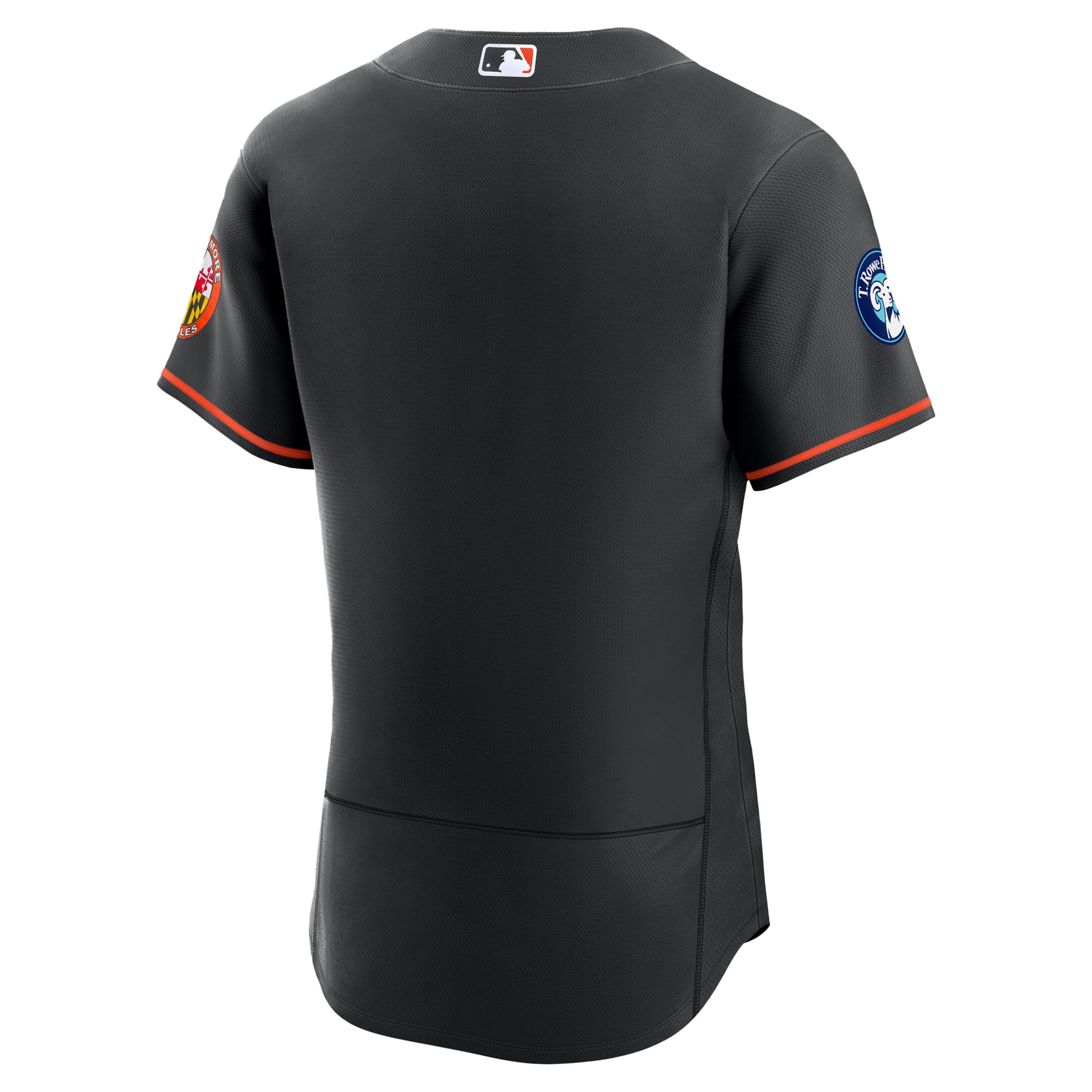 Men's Nike White Baltimore Orioles Home Sponsor Patch Authentic Jersey