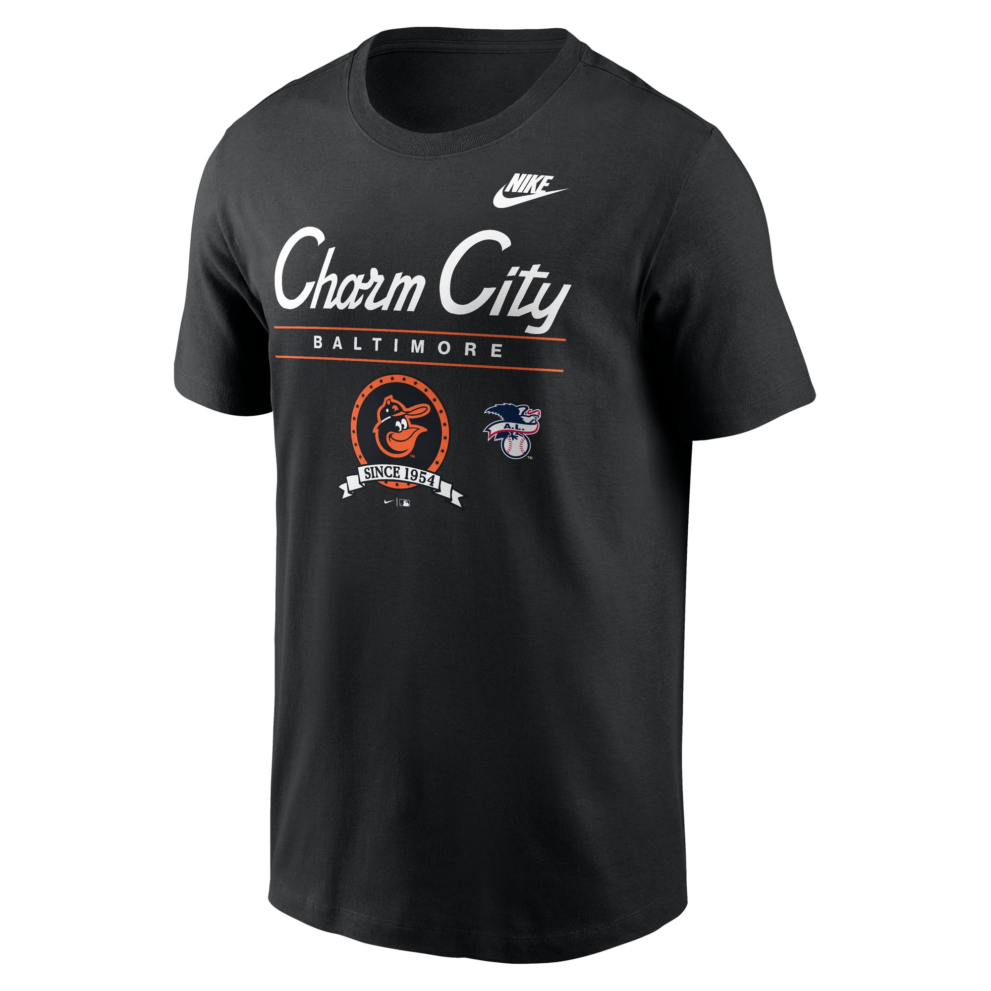 Men's Nike Black Baltimore Orioles Cooperstown Graphic T-Shirt