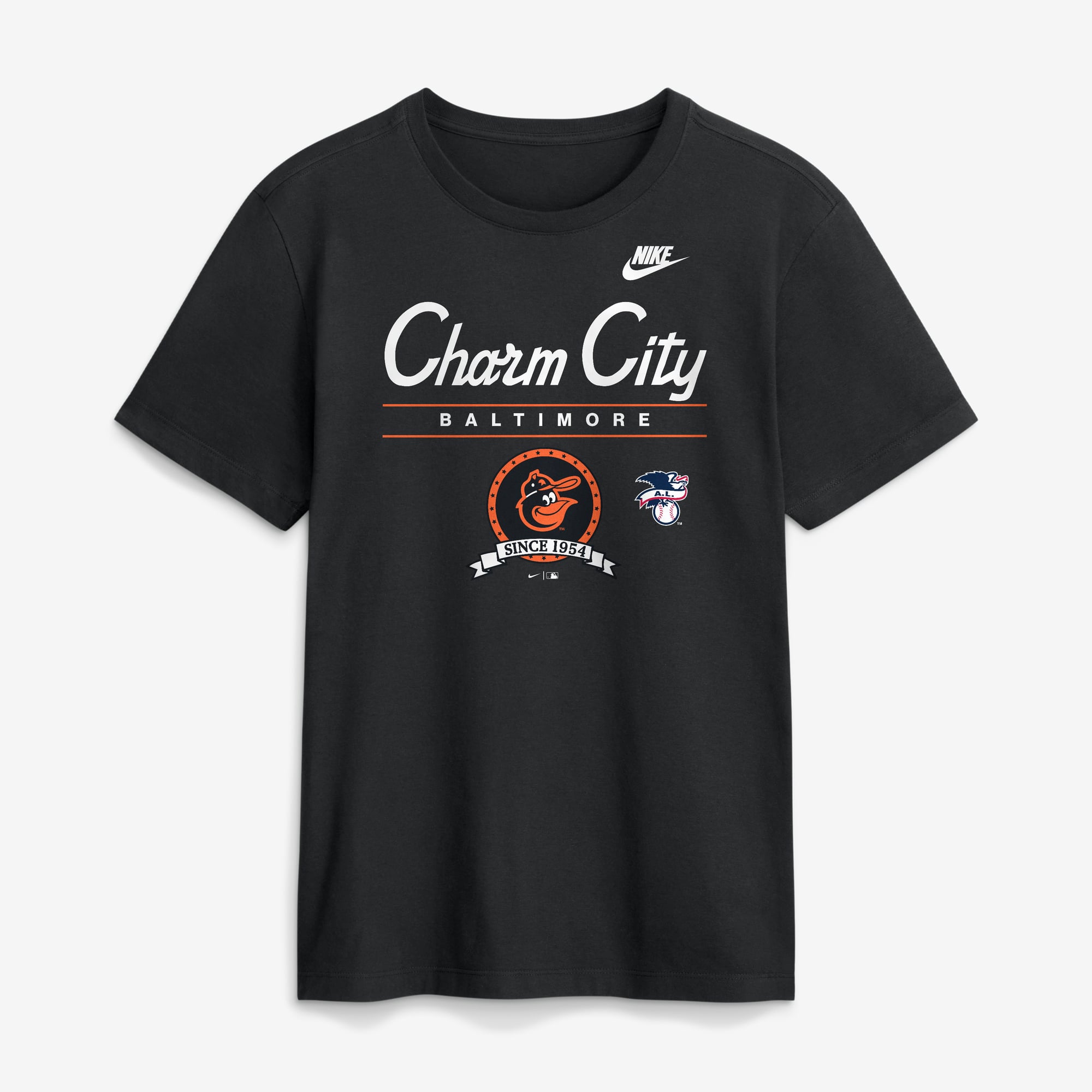 Men's Nike Black Baltimore Orioles Cooperstown Graphic T-Shirt