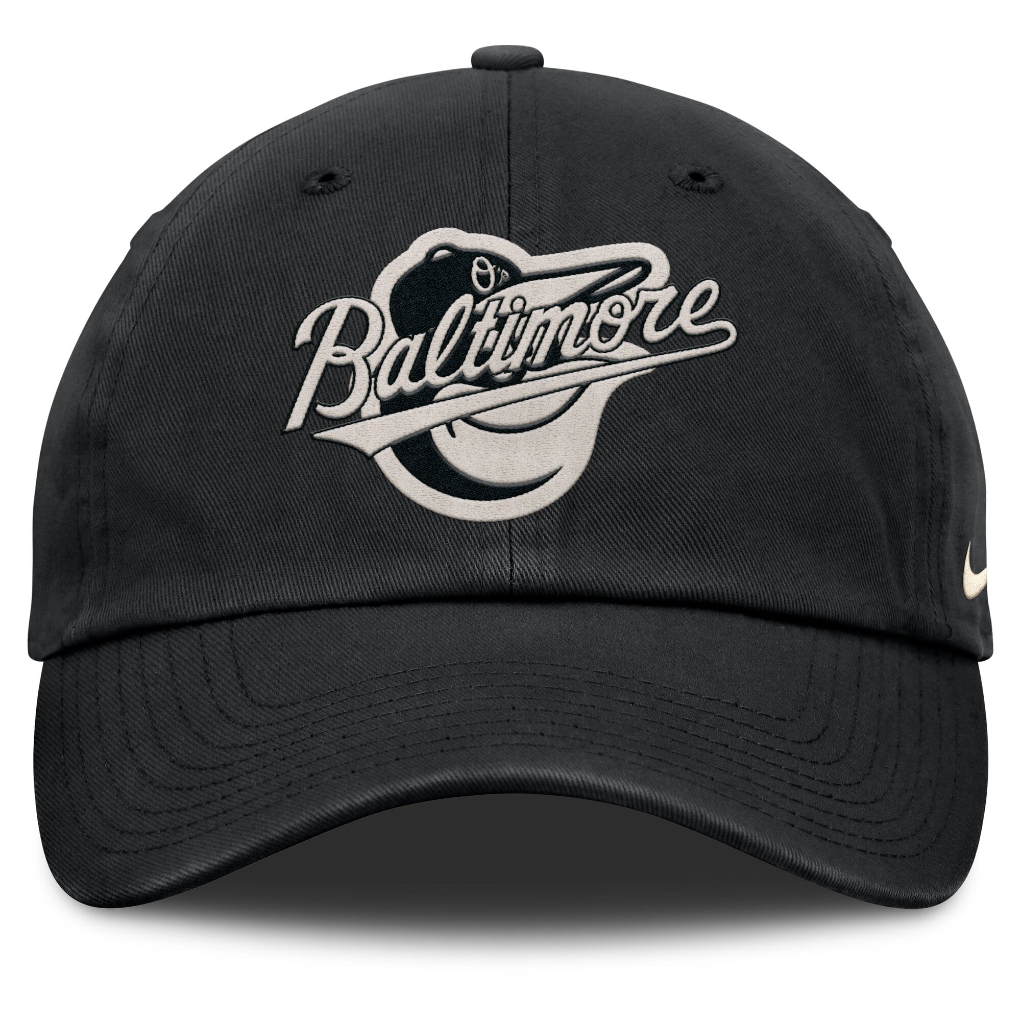 Casquette ajustable Nike noire Baltimore Orioles Statement Club pour homme