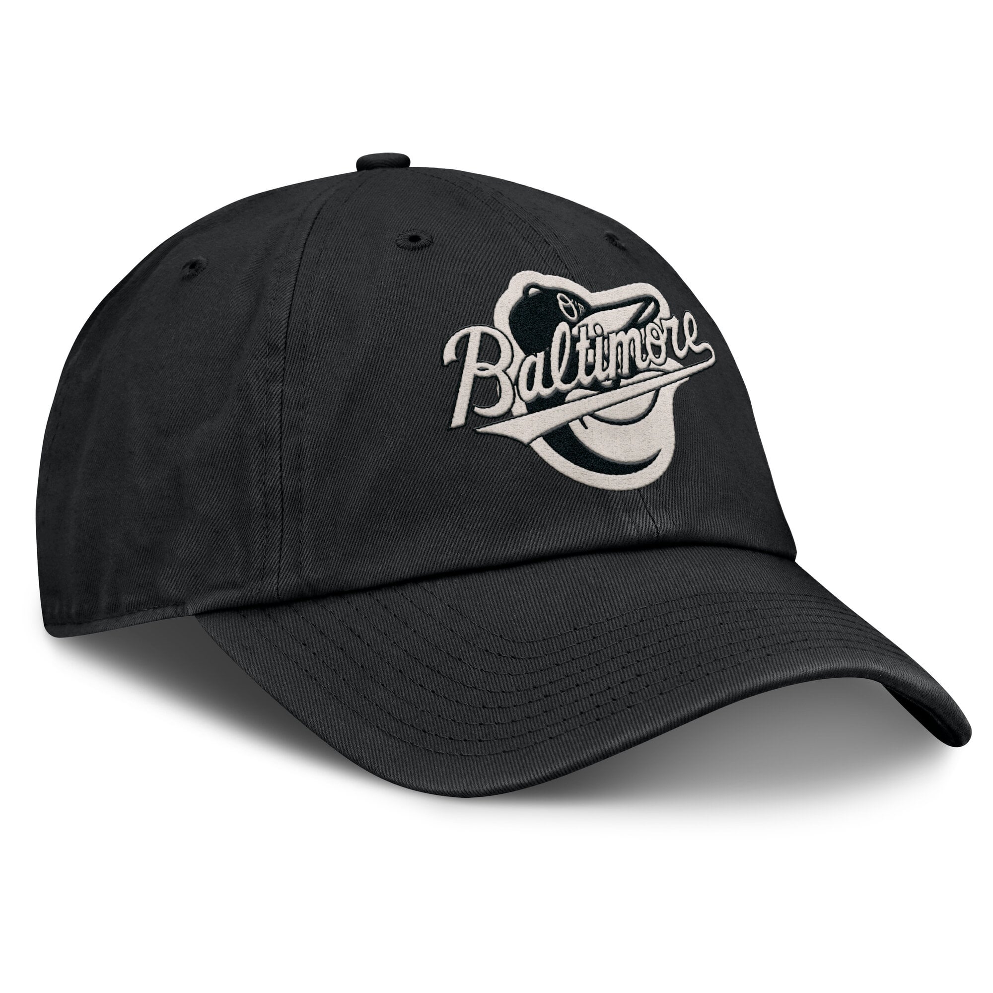 Casquette ajustable Nike noire Baltimore Orioles Statement Club pour homme