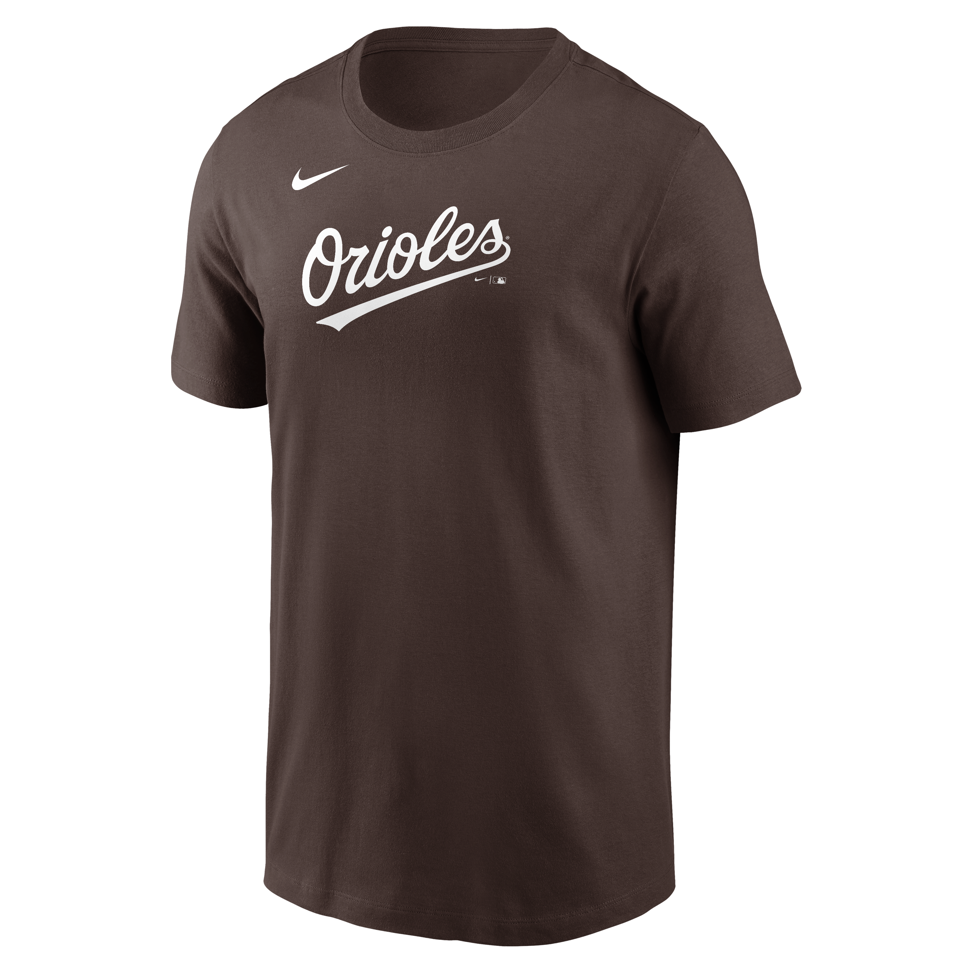 T-shirt Nike Core Cinder marron pour homme, Baltimore Orioles
