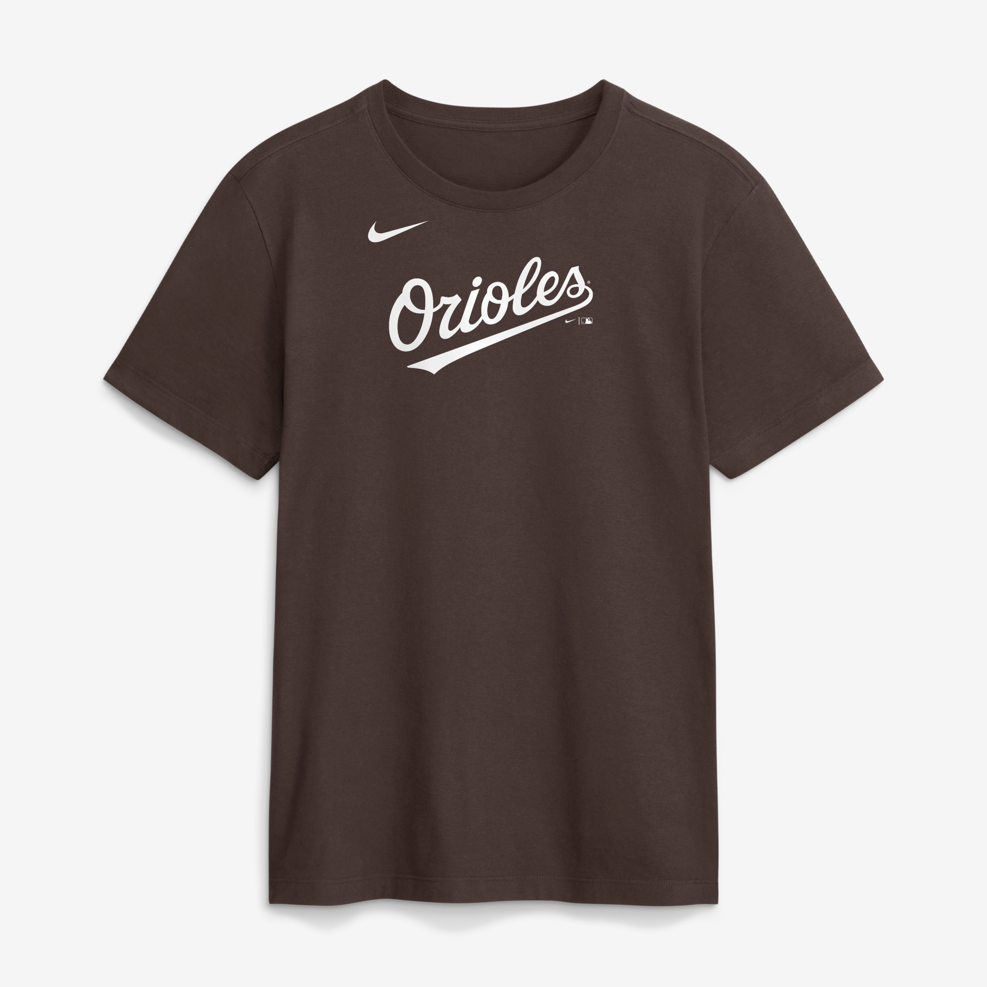 T-shirt Nike Core Cinder marron pour homme, Baltimore Orioles